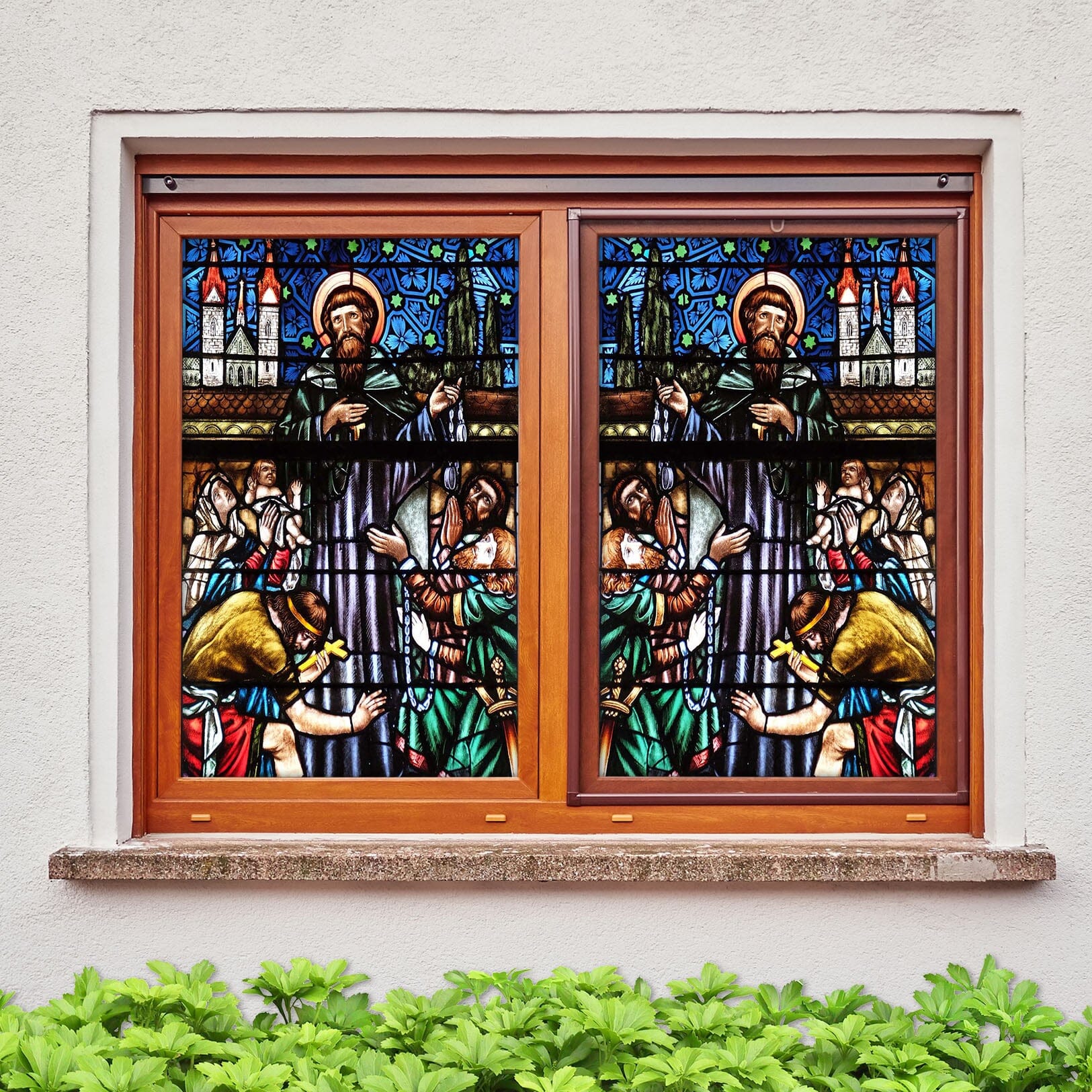 3D Christian Religion 153 Window Film Print Sticker Cling Stained Glass UV Block Wallpaper AJ Wallpaper 2