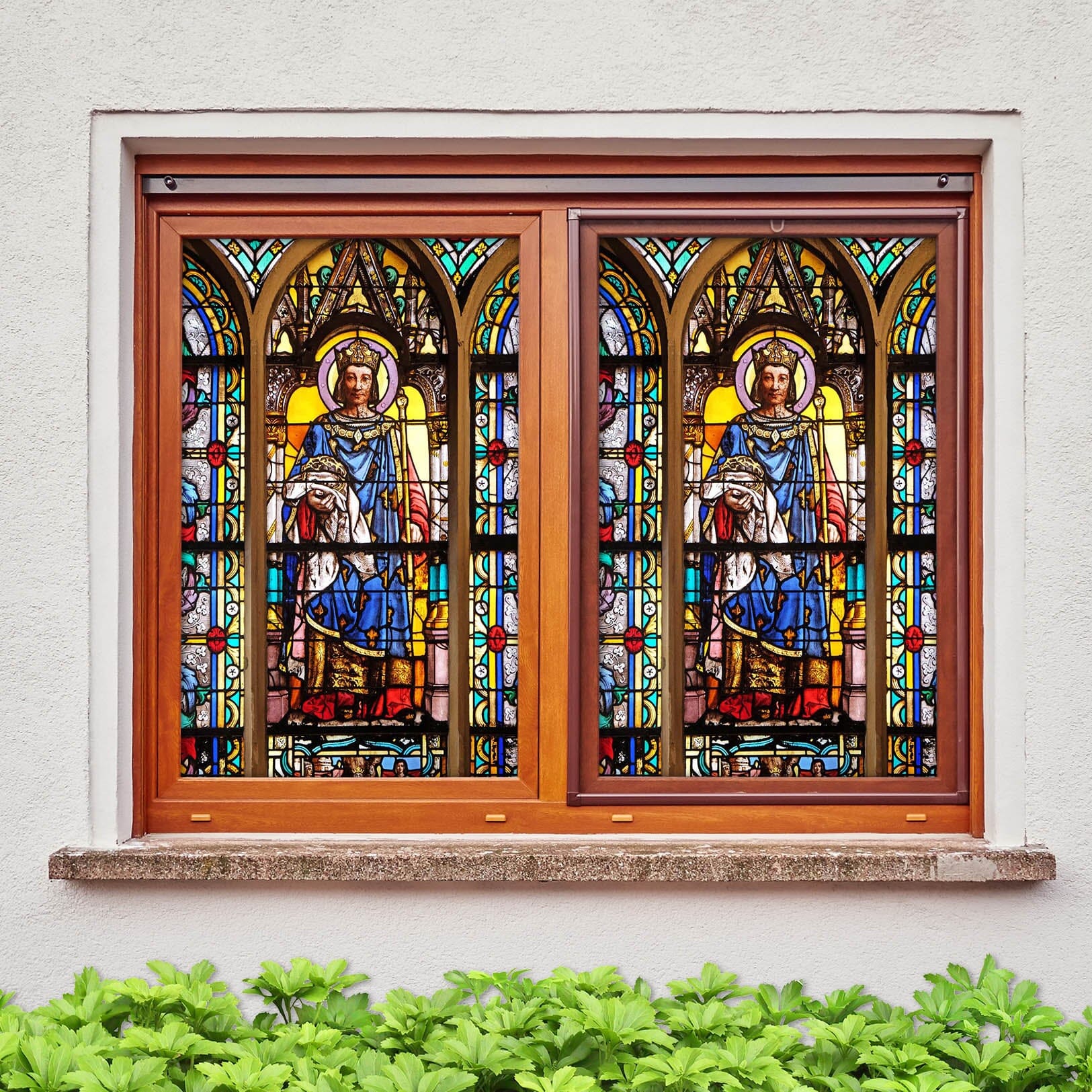 3D Princess Crown 220 Window Film Print Sticker Cling Stained Glass UV Block Wallpaper AJ Wallpaper 2