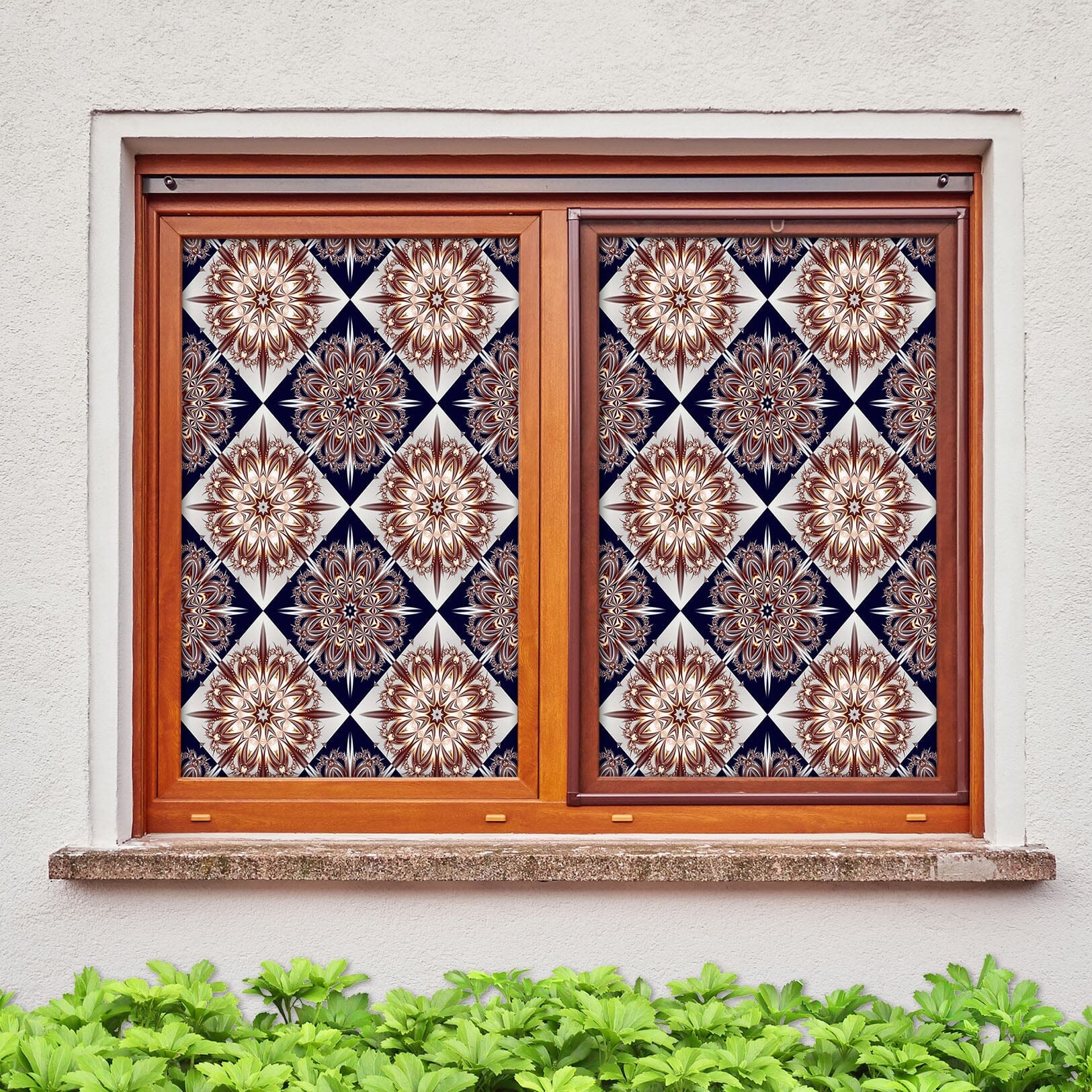 3D Custom Pattern 198 Window Film Print Sticker Cling Stained Glass UV Block Wallpaper AJ Wallpaper 2