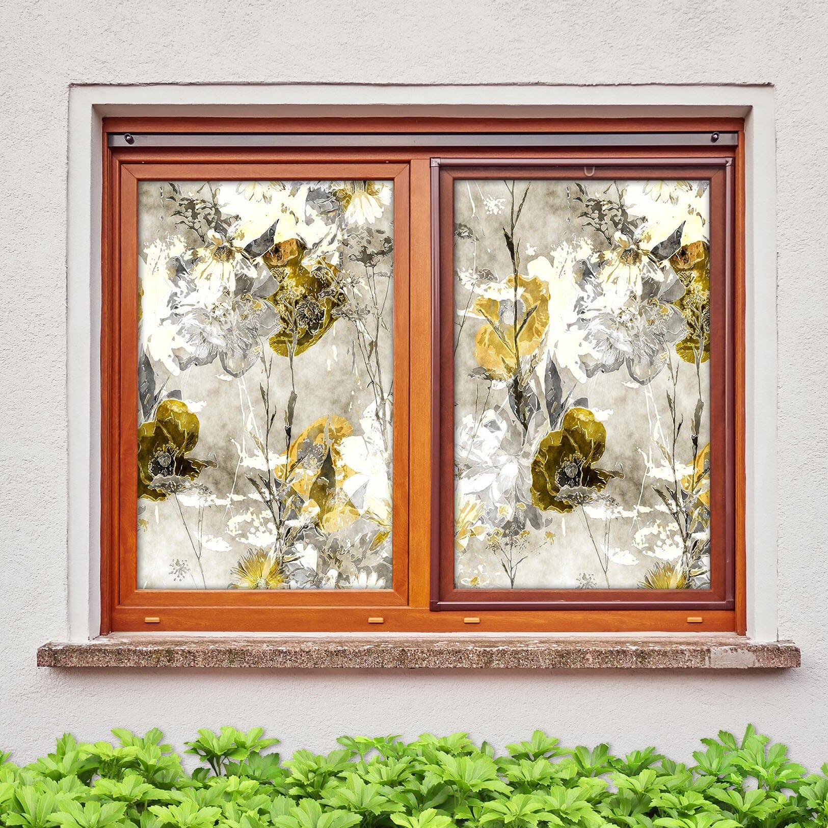 3D Abstract Art Flower 421 Window Film Print Sticker Cling Stained Glass UV Block Wallpaper AJ Wallpaper 2