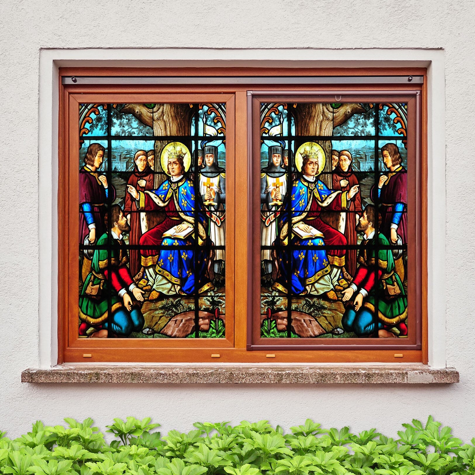 3D Crown Of Nobility 219 Window Film Print Sticker Cling Stained Glass UV Block Wallpaper AJ Wallpaper 2