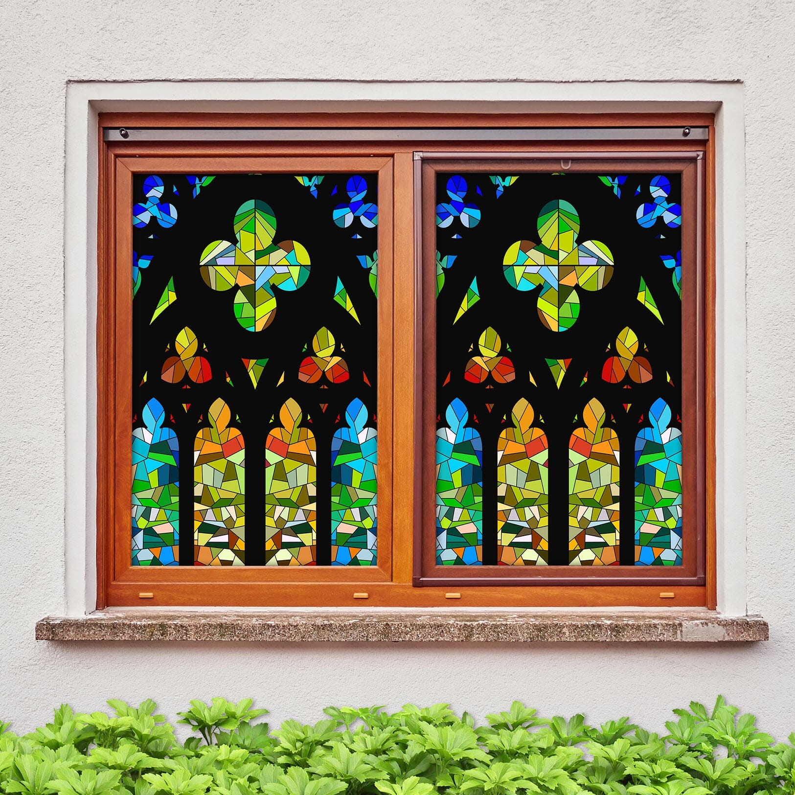 3D Color Graphics 384 Window Film Print Sticker Cling Stained Glass UV Block Wallpaper AJ Wallpaper 2
