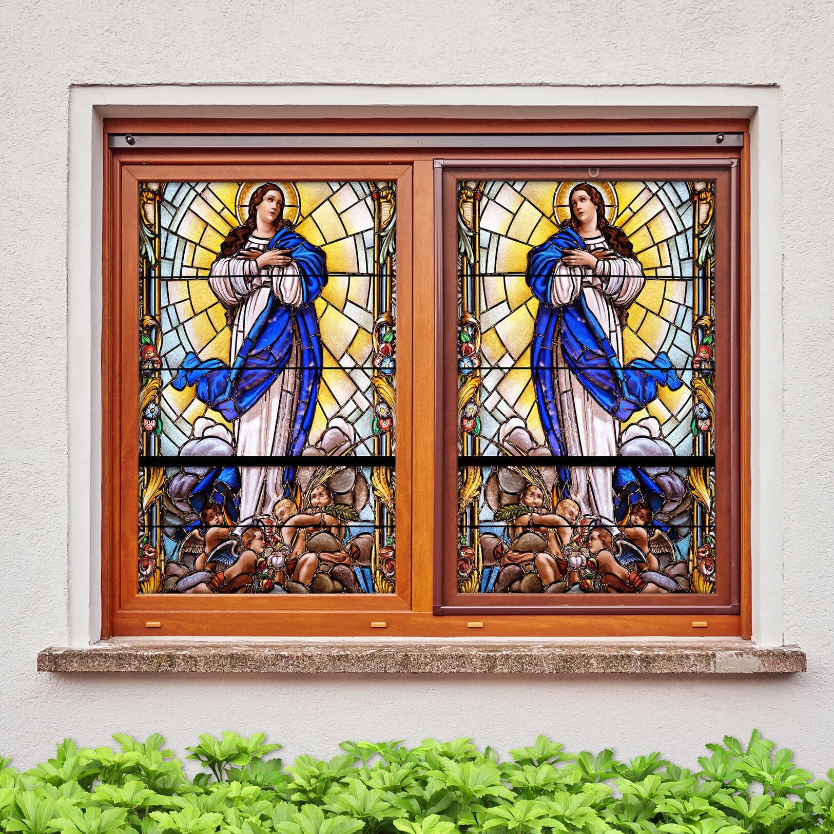 3D Saint Light 176 Window Film Print Sticker Cling Stained Glass UV Block Wallpaper AJ Wallpaper 2