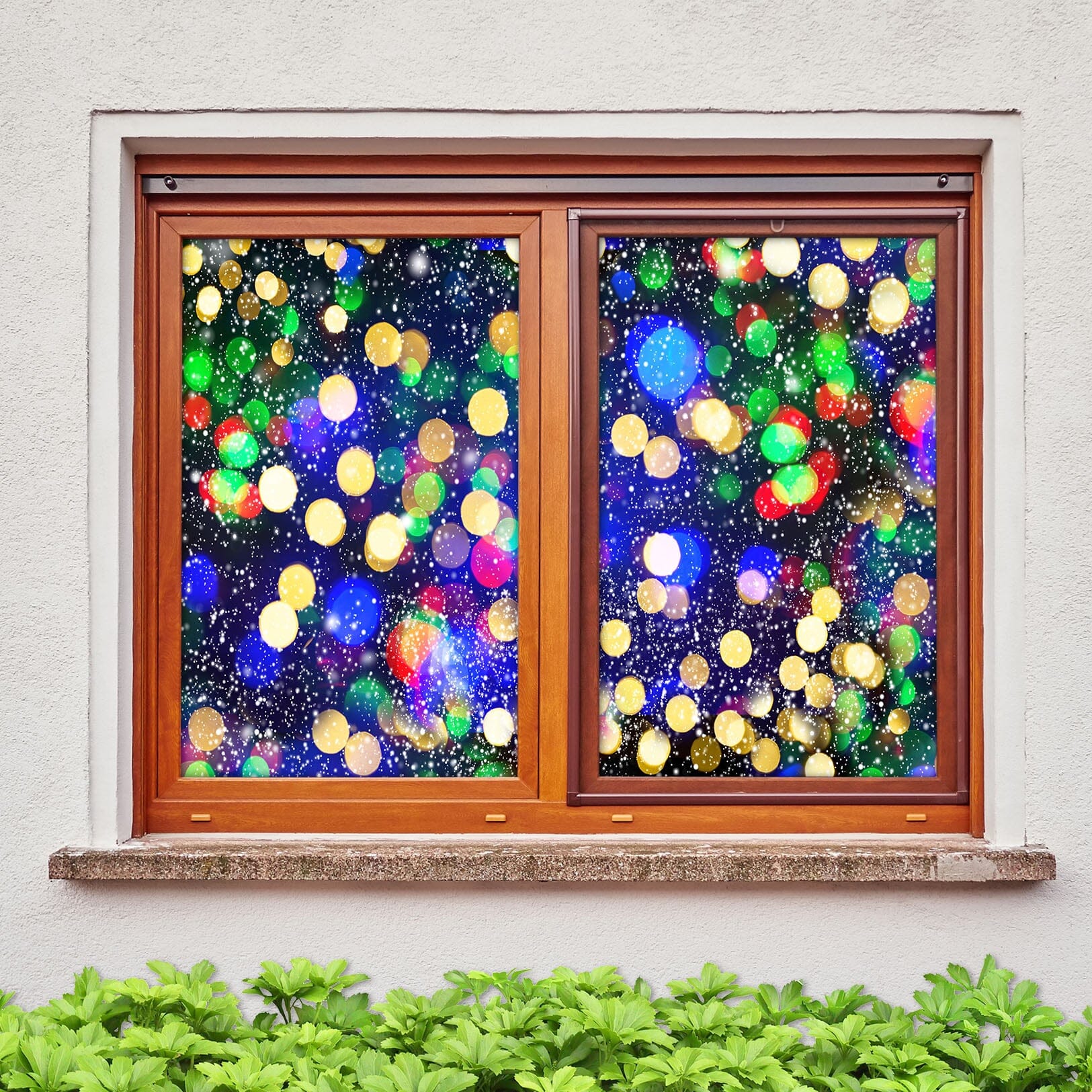 3D Colored Light 304 Window Film Print Sticker Cling Stained Glass UV Block Wallpaper AJ Wallpaper 2
