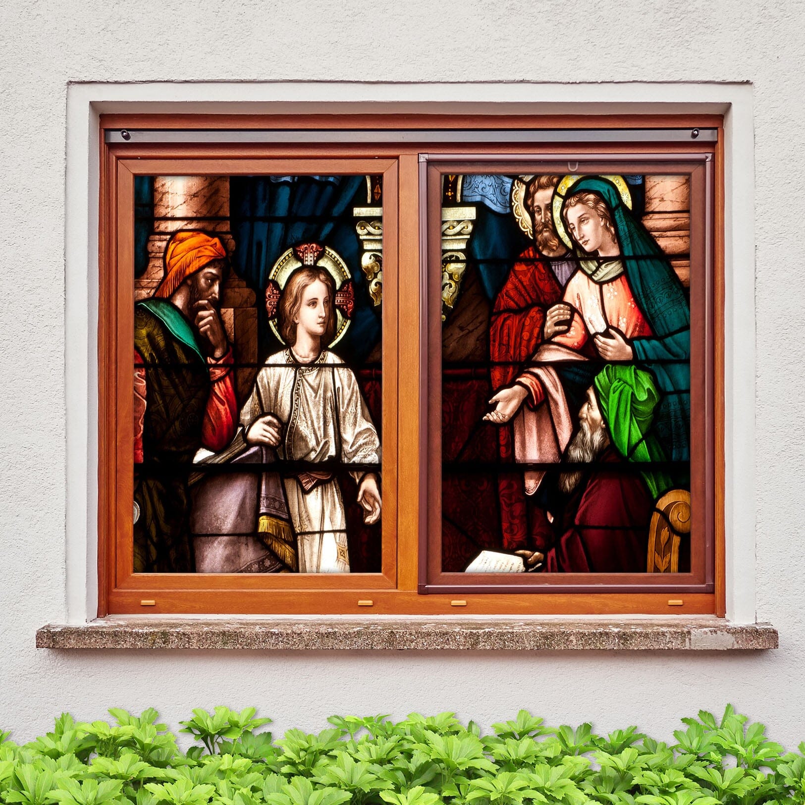 3D Noble Girl 128 Window Film Print Sticker Cling Stained Glass UV Block Wallpaper AJ Wallpaper 2