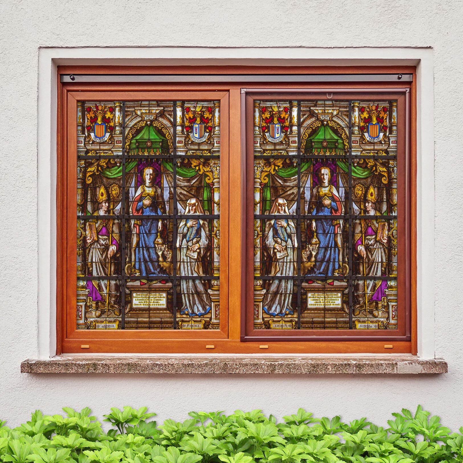3D Royal Family 138 Window Film Print Sticker Cling Stained Glass UV Block Wallpaper AJ Wallpaper 2
