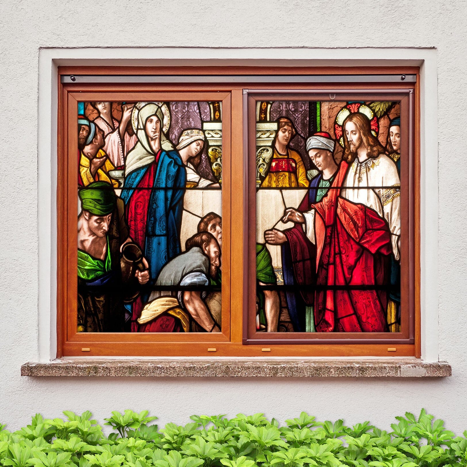 3D Church Believer 286 Window Film Print Sticker Cling Stained Glass UV Block Wallpaper AJ Wallpaper 2