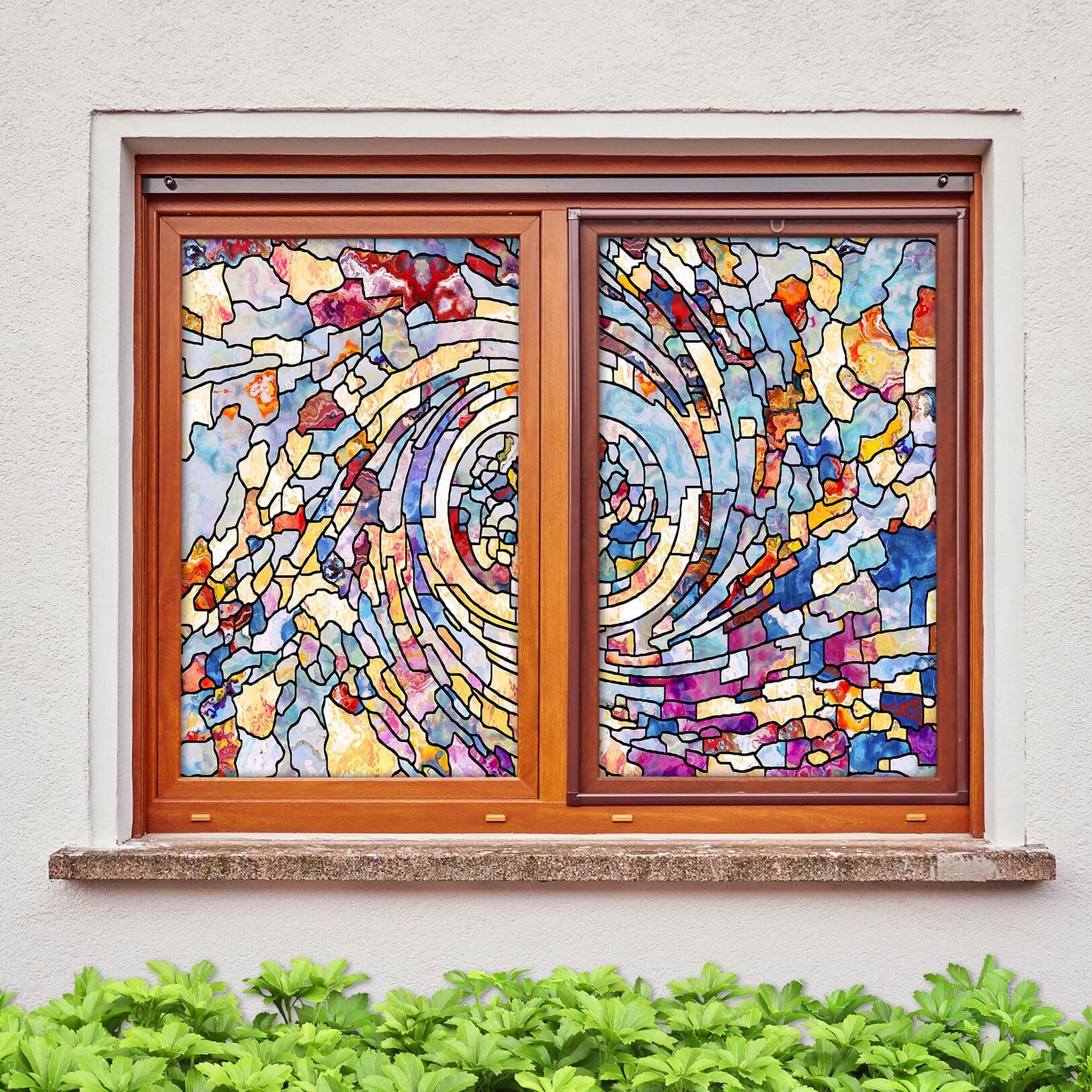 3D Graffiti Graphics 181 Window Film Print Sticker Cling Stained Glass UV Block Wallpaper AJ Wallpaper 2