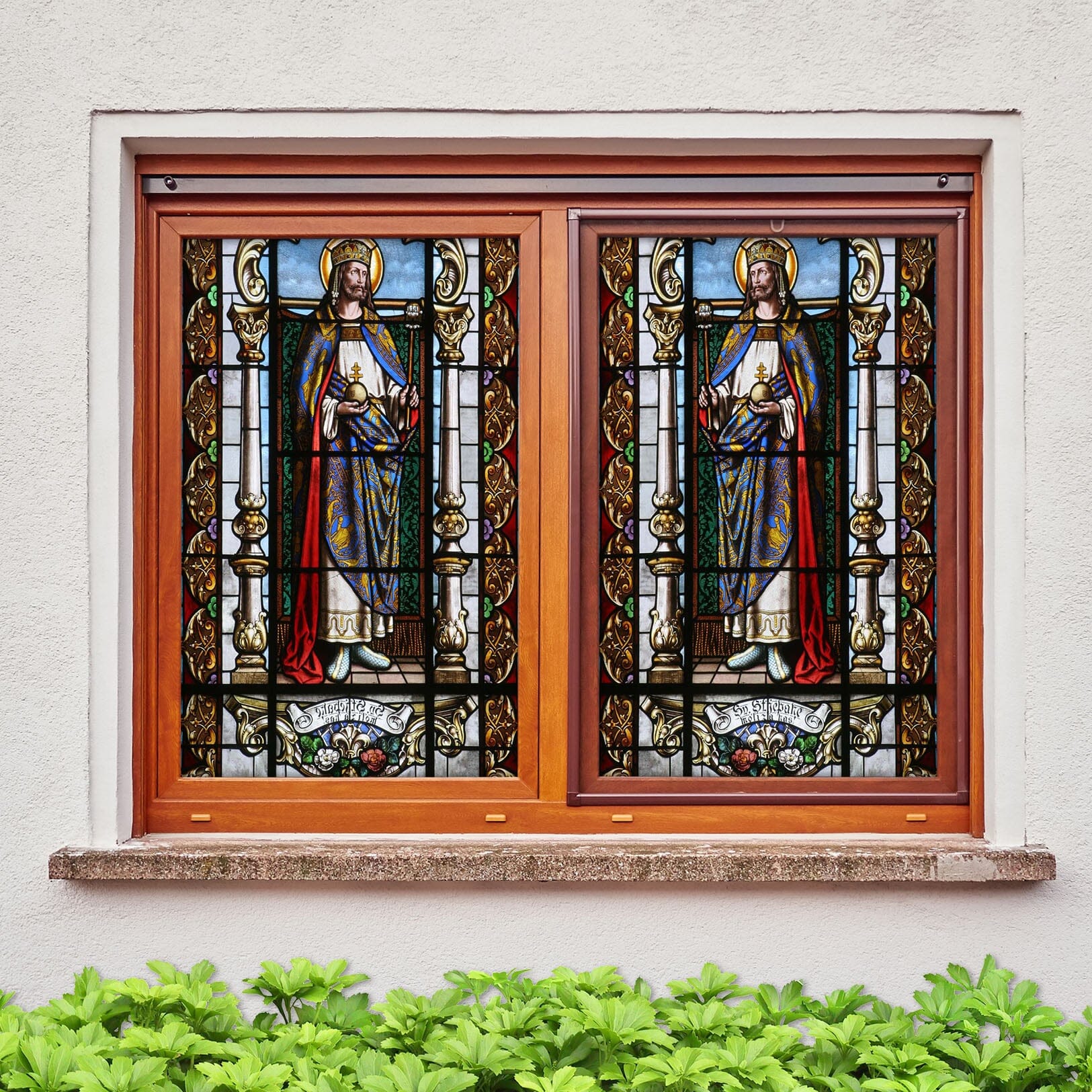 3D Religious Staff 109 Window Film Print Sticker Cling Stained Glass UV Block Wallpaper AJ Wallpaper 2