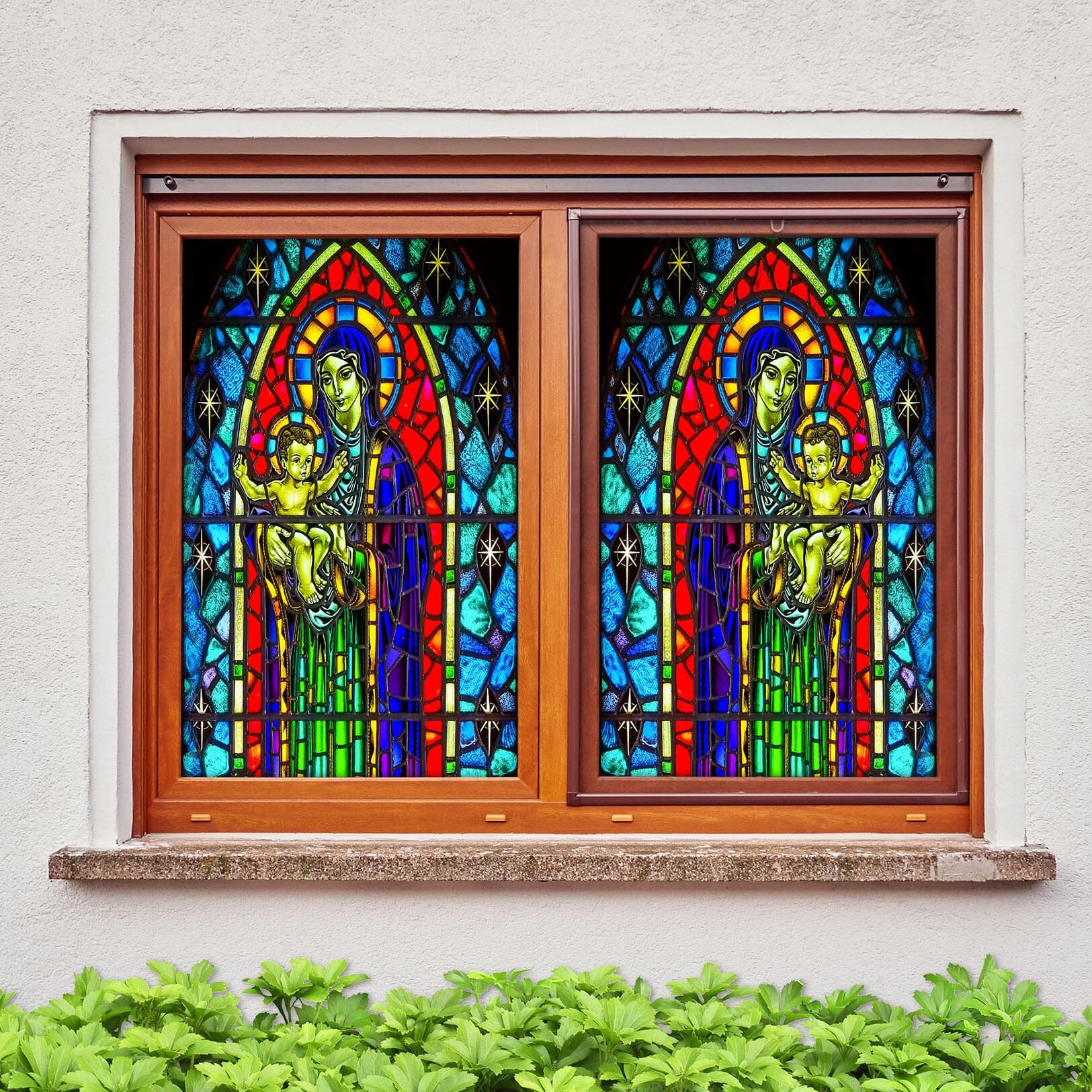 3D Nun Saint Son 239 Window Film Print Sticker Cling Stained Glass UV Block Wallpaper AJ Wallpaper 2