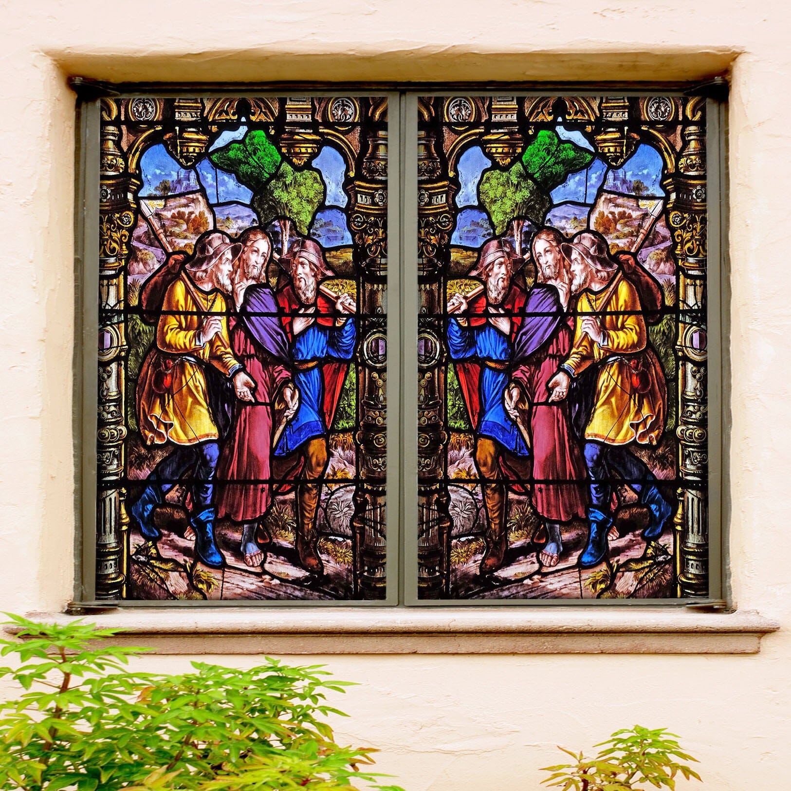 3D Country Man 222 Window Film Print Sticker Cling Stained Glass UV Block Wallpaper AJ Wallpaper 2