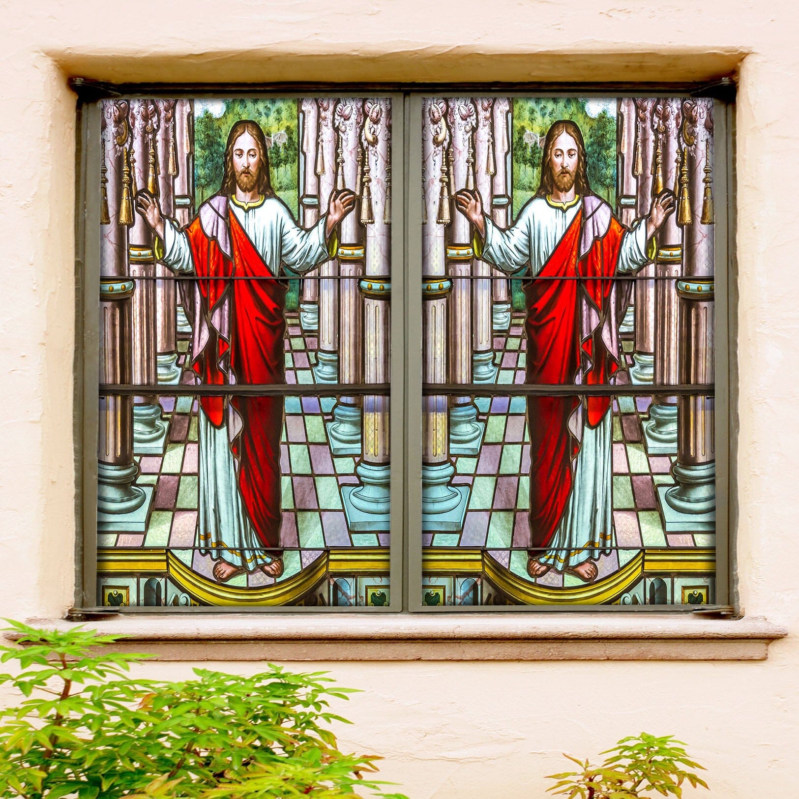 3D Religious Church 154 Window Film Print Sticker Cling Stained Glass UV Block Wallpaper AJ Wallpaper 2