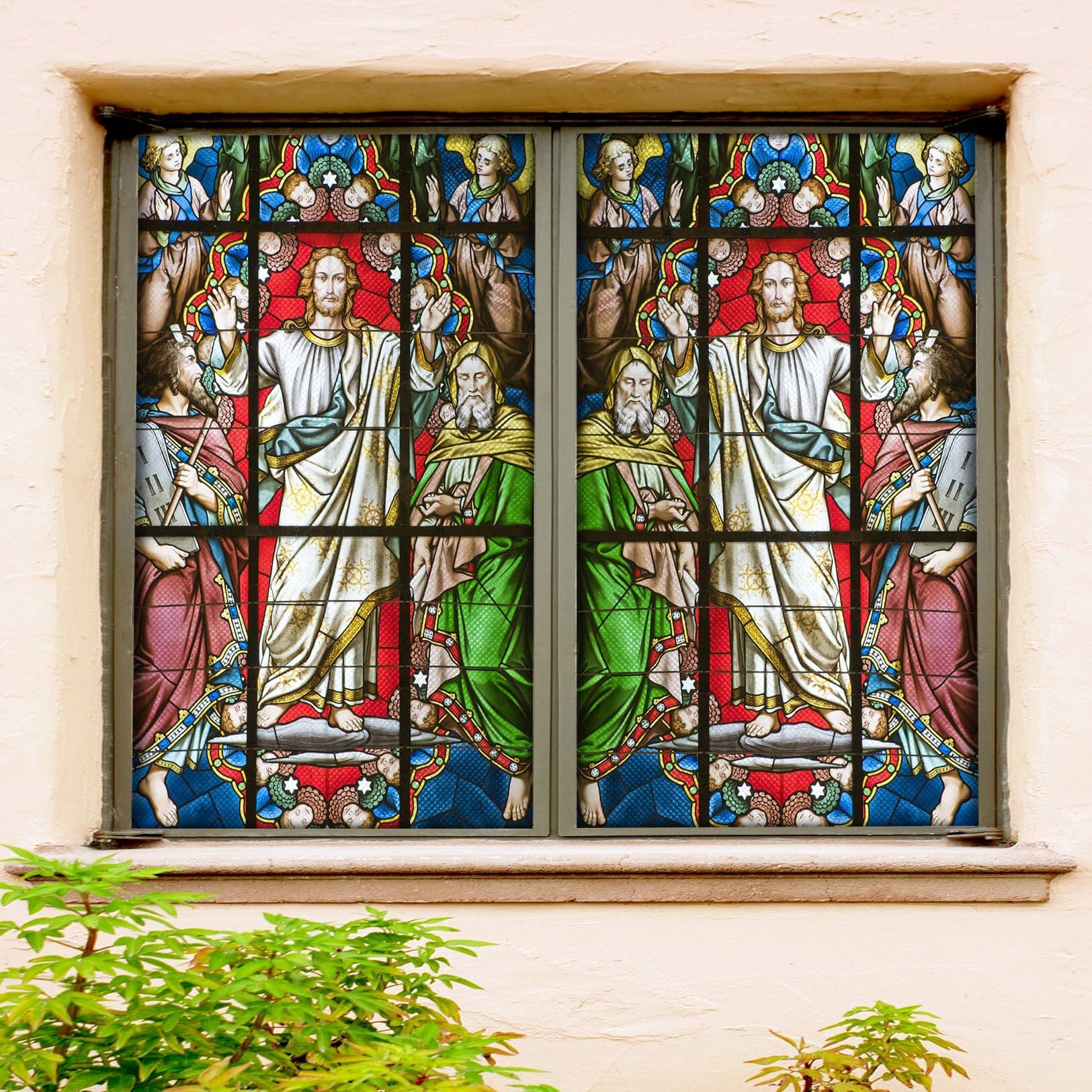3D Religious Ceremony 106 Window Film Print Sticker Cling Stained Glass UV Block Wallpaper AJ Wallpaper 2