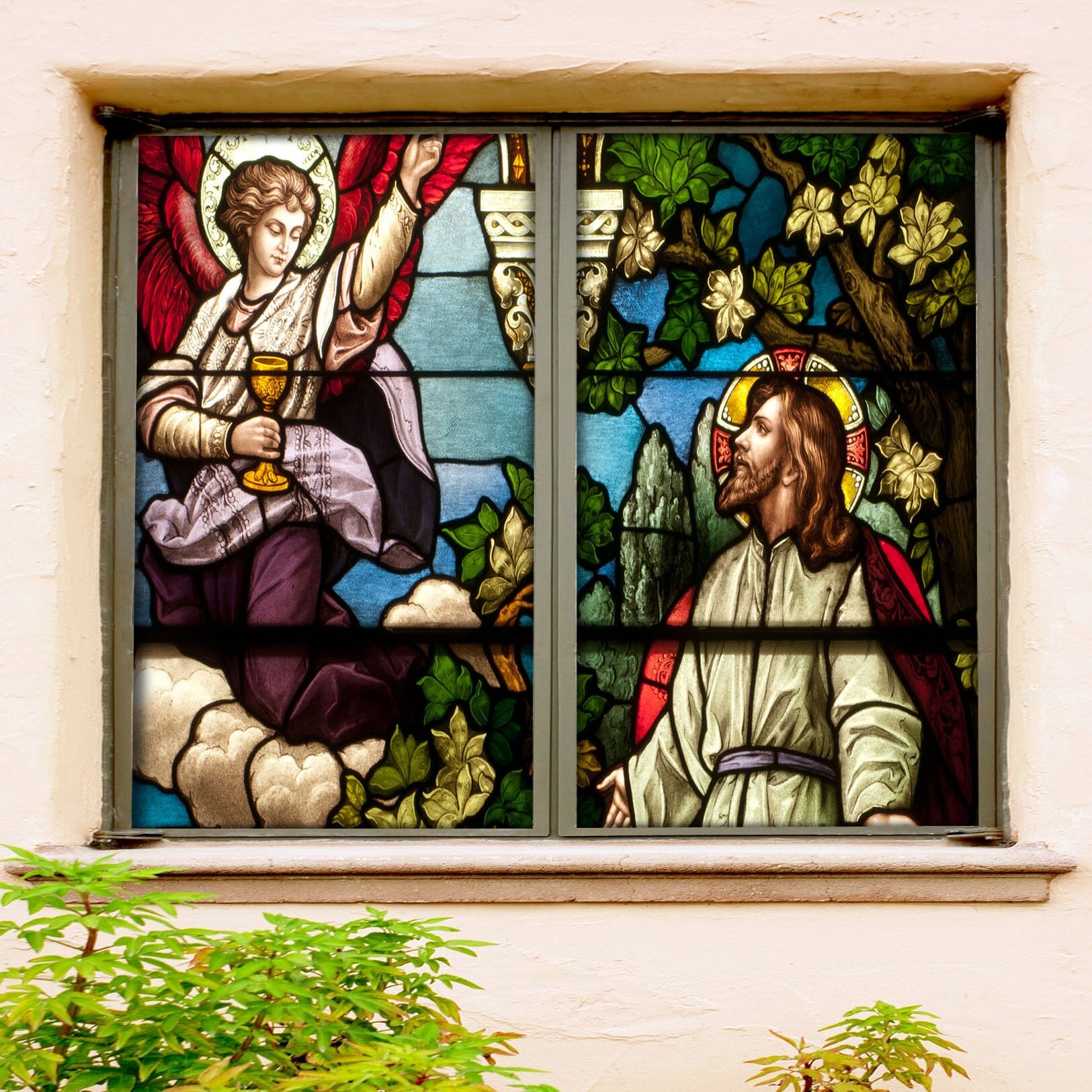 3D Holy Water 130 Window Film Print Sticker Cling Stained Glass UV Block Wallpaper AJ Wallpaper 2