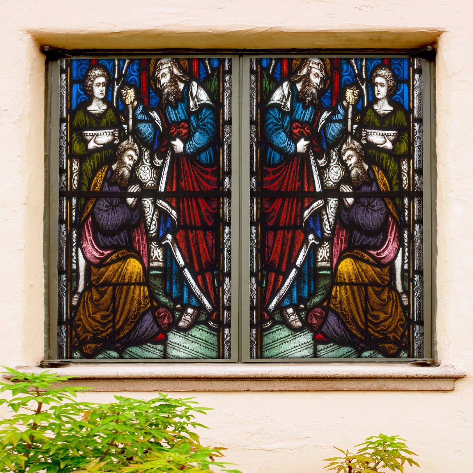 3D Believer Faith 189 Window Film Print Sticker Cling Stained Glass UV Block Wallpaper AJ Wallpaper 2