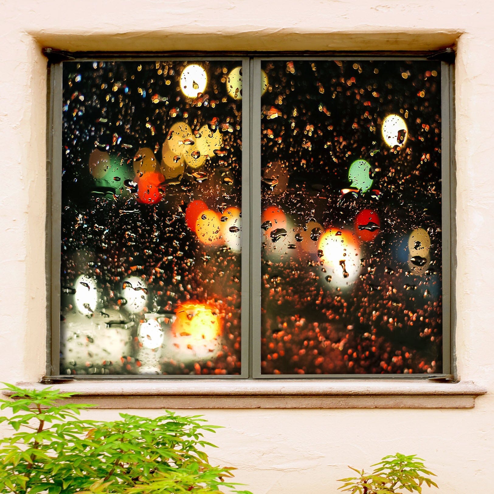 3D Water Droplets 290 Window Film Print Sticker Cling Stained Glass UV Block Wallpaper AJ Wallpaper 2