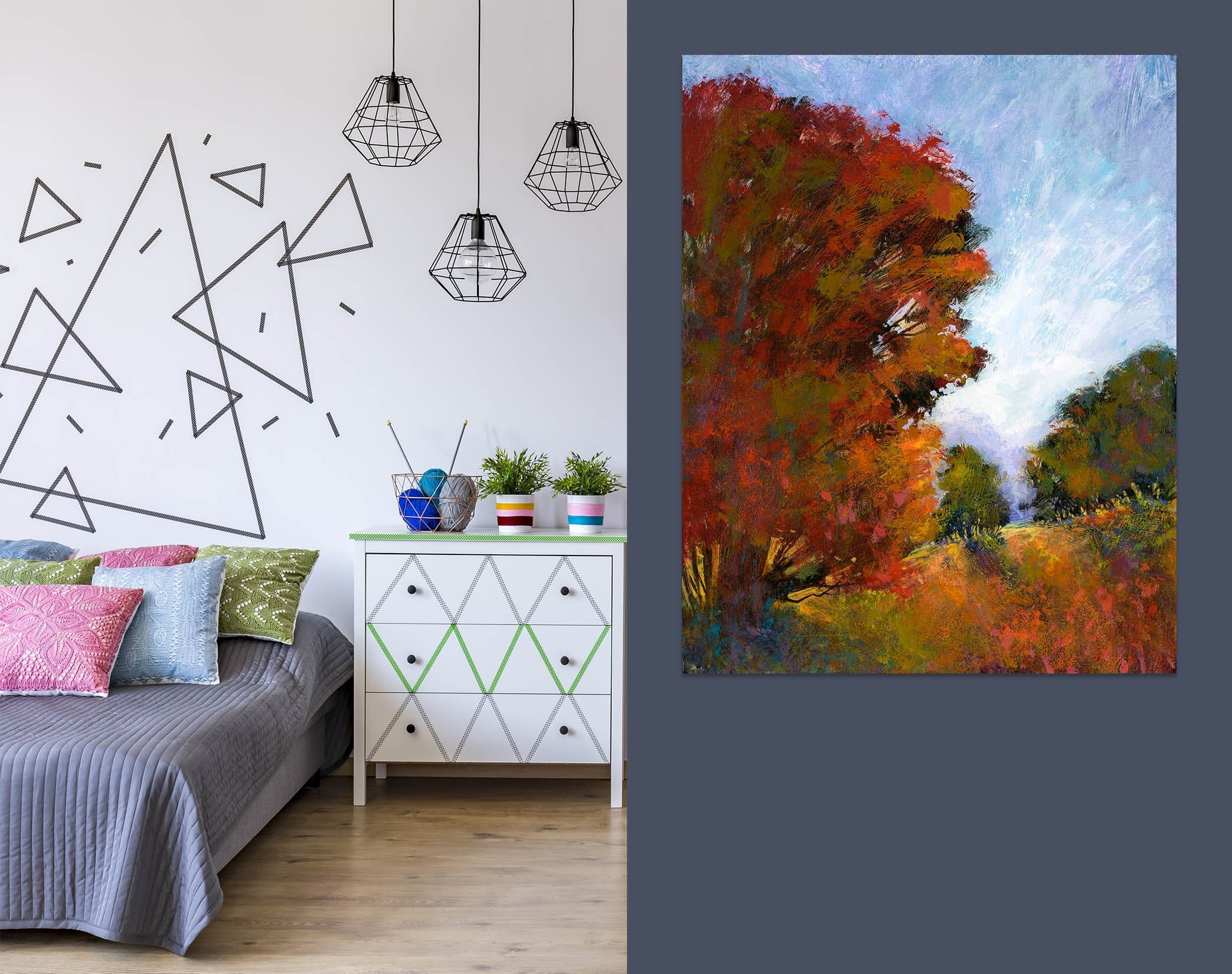 3D Autumn Tree 002 Michael Tienhaara Wall Sticker Wallpaper AJ Wallpaper 2