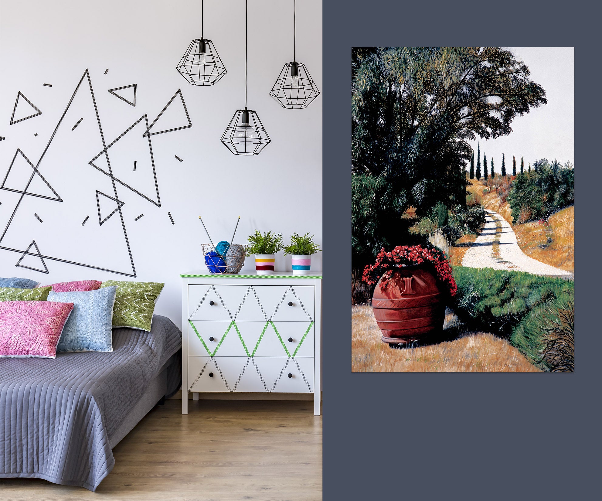 3D Trees Path 110139 Matthew Holden Bates Wall Sticker