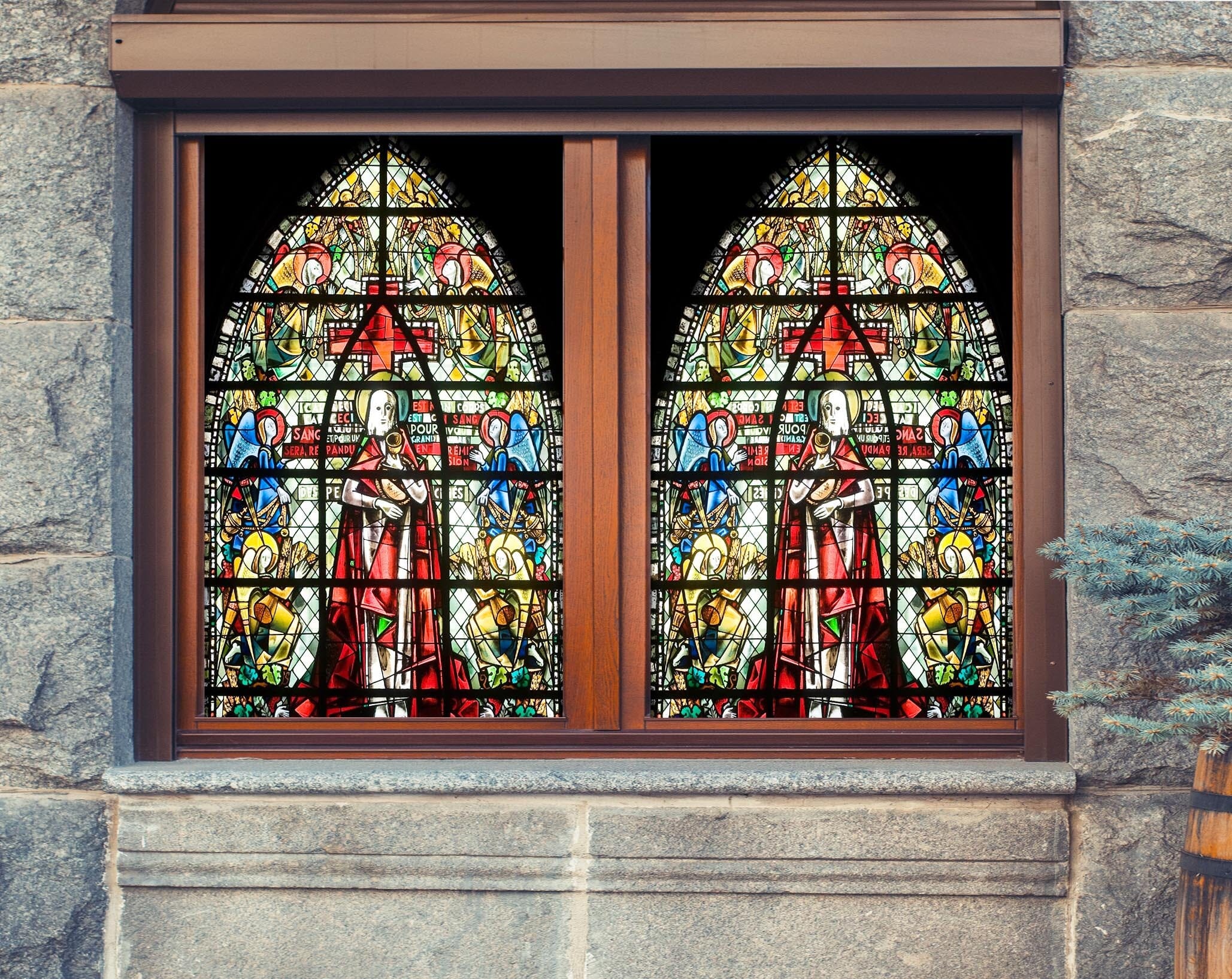 3D Religious Vase 259 Window Film Print Sticker Cling Stained Glass UV Block Wallpaper AJ Wallpaper 2