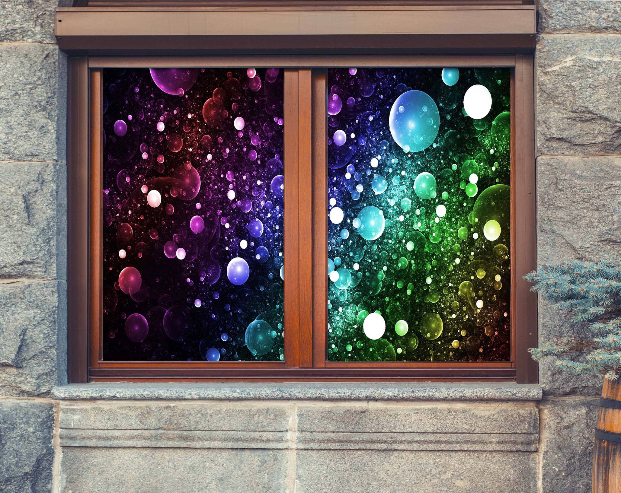 3D Cosmic Starry Sky 253 Window Film Print Sticker Cling Stained Glass UV Block Wallpaper AJ Wallpaper 2
