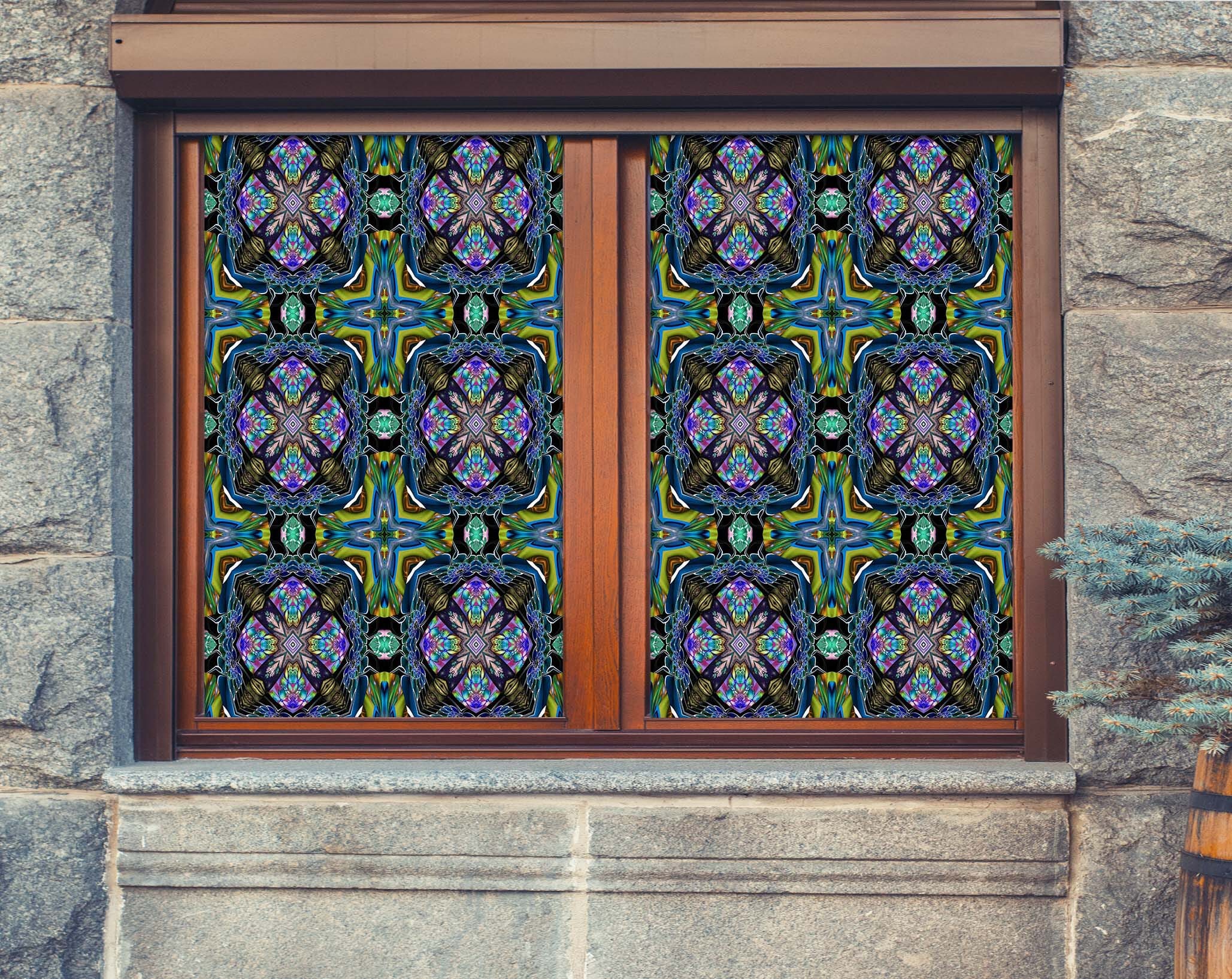 3D Modern Art Flower 342 Window Film Print Sticker Cling Stained Glass UV Block Wallpaper AJ Wallpaper 2