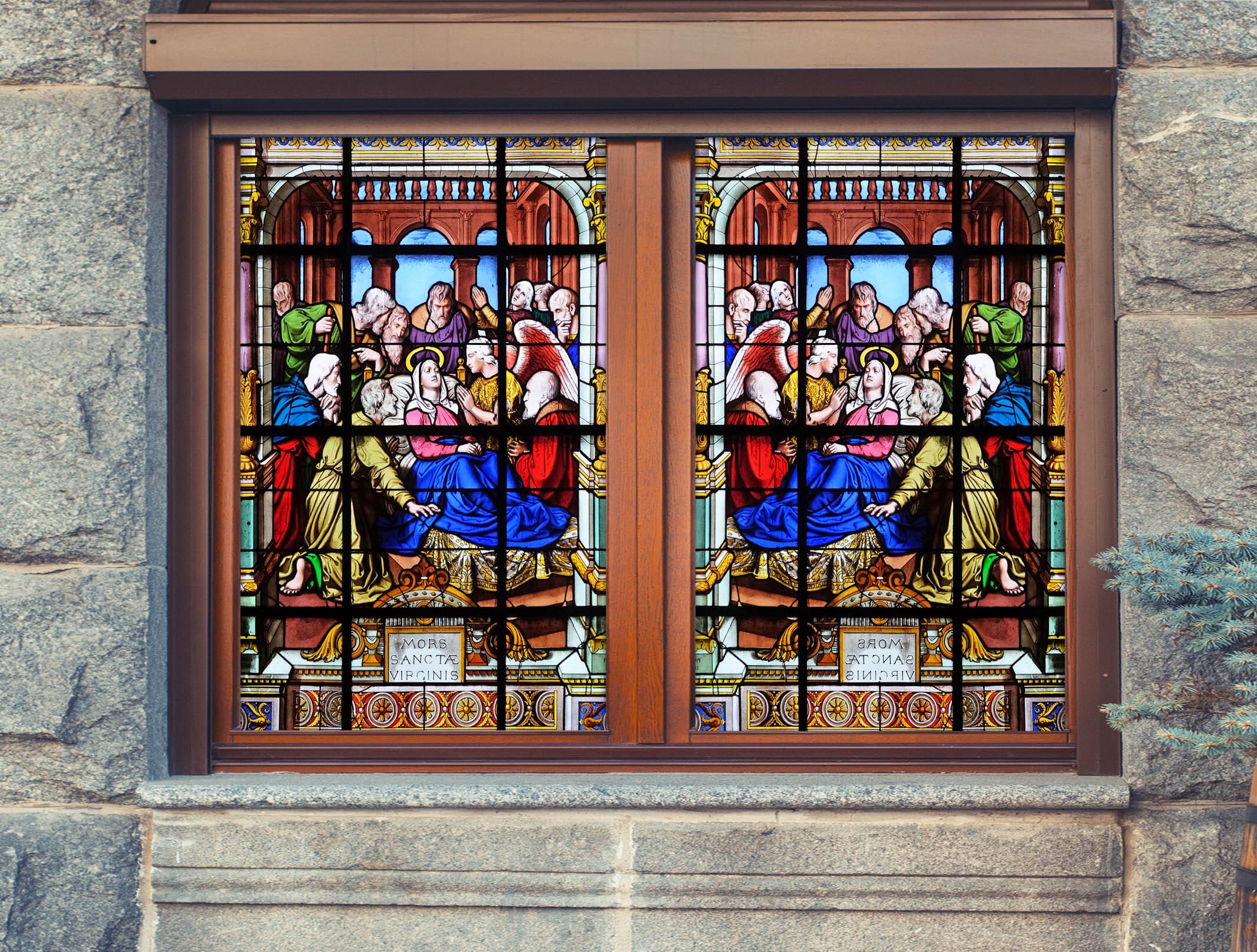 3D Girl Sick 209 Window Film Print Sticker Cling Stained Glass UV Block Wallpaper AJ Wallpaper 2