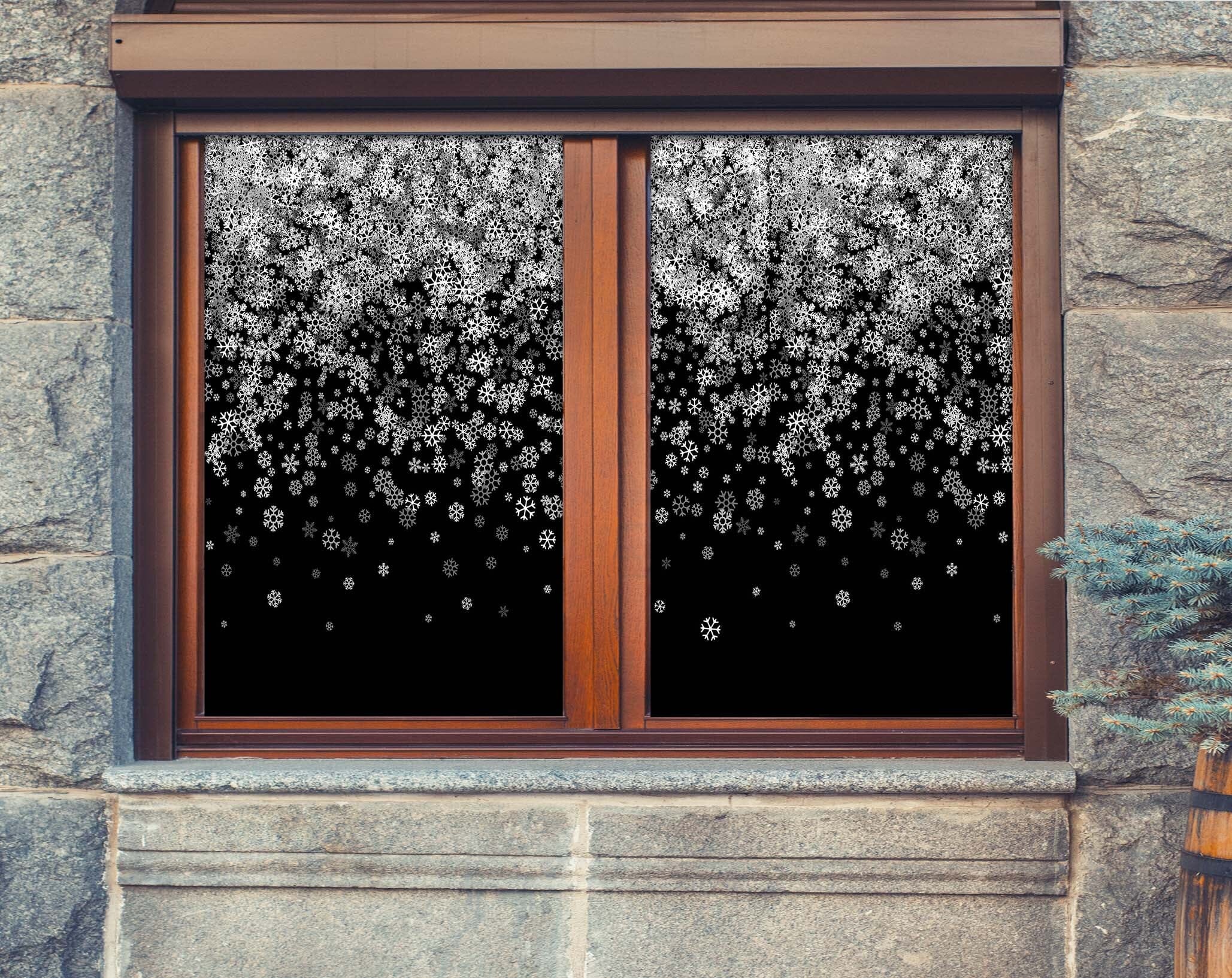 3D Beautiful Snowflake 352 Window Film Print Sticker Cling Stained Glass UV Block Wallpaper AJ Wallpaper 2
