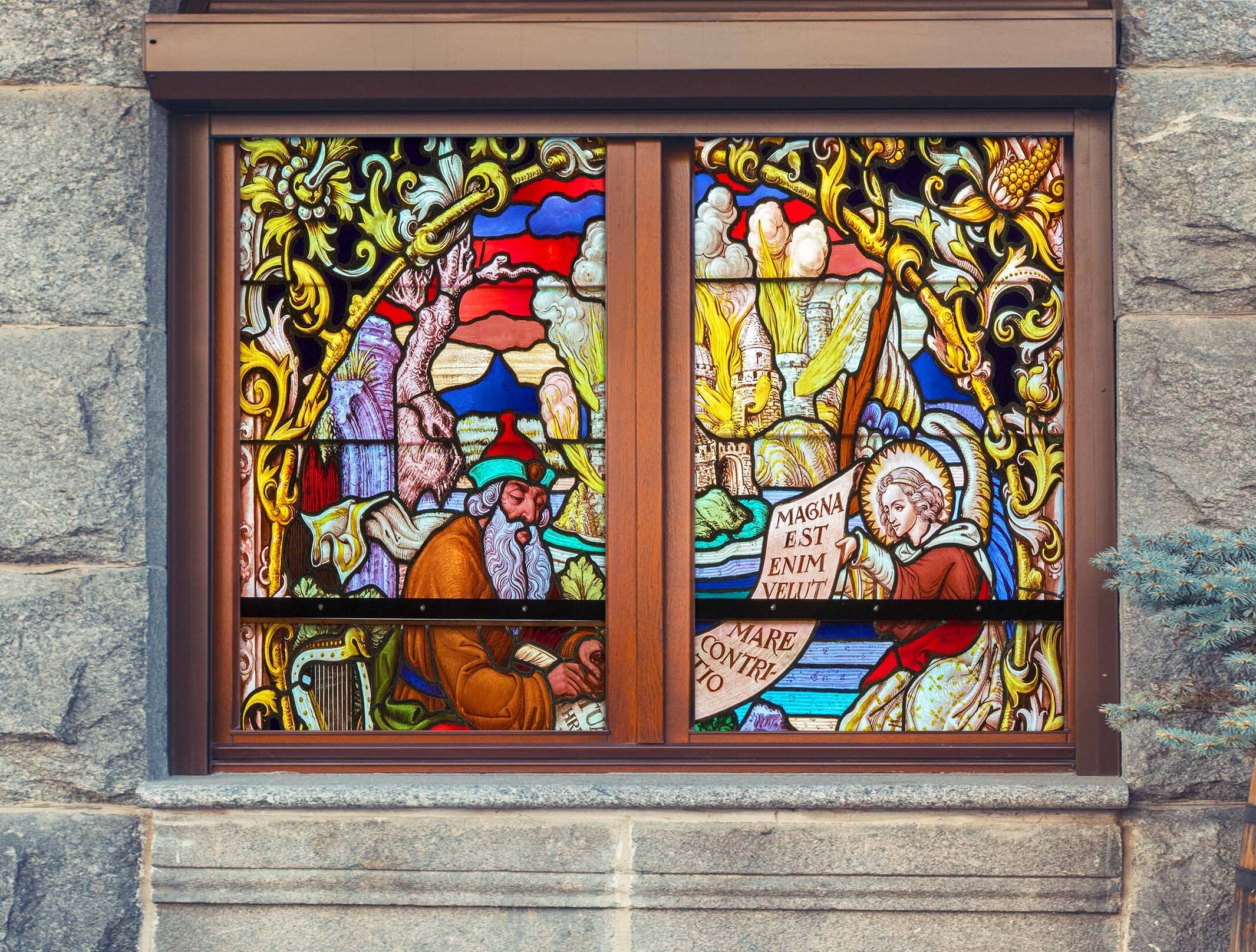 3D Virgin Royal 132 Window Film Print Sticker Cling Stained Glass UV Block Wallpaper AJ Wallpaper 2