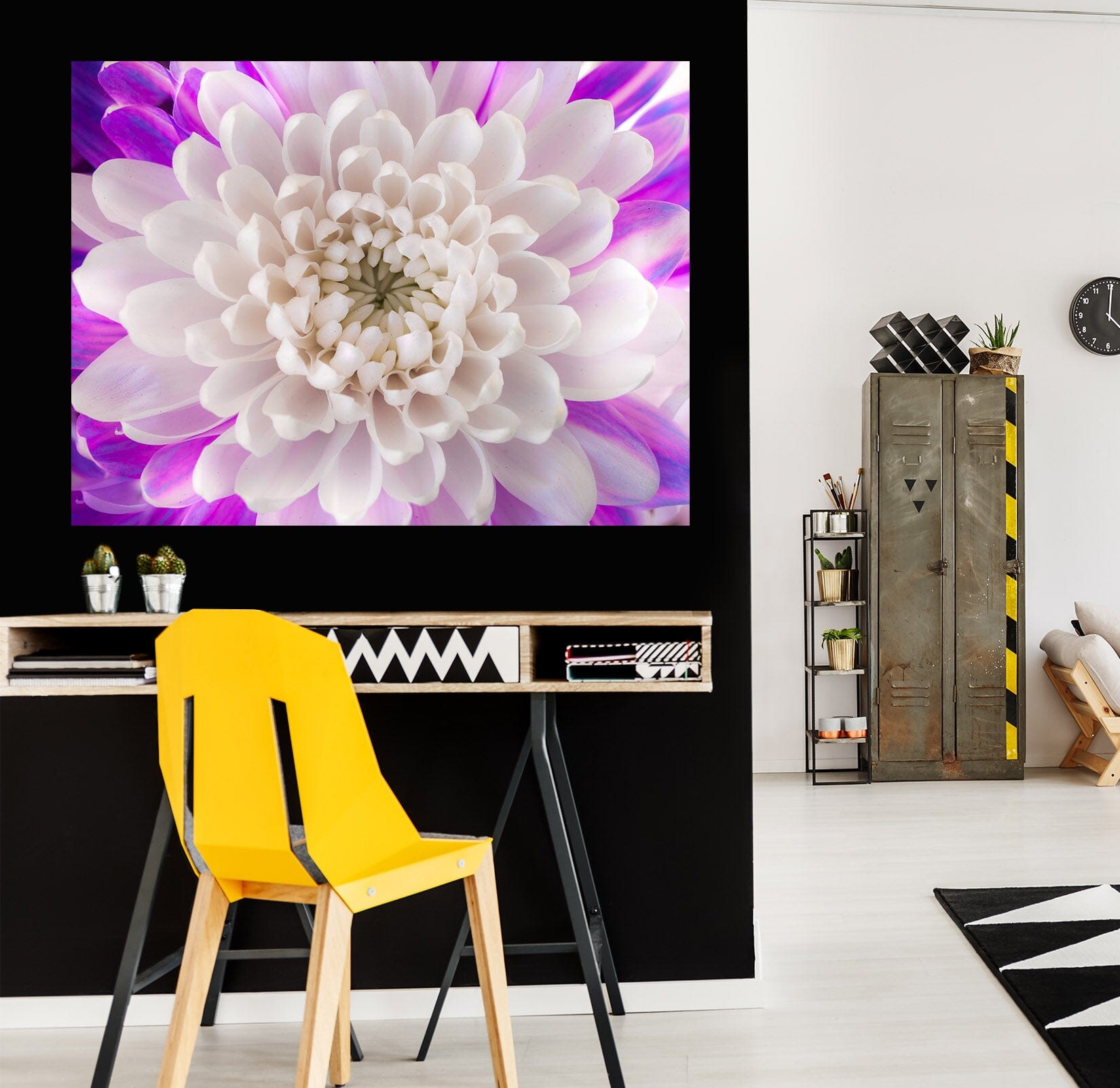 3D White Chrysanthemum 031 Assaf Frank Wall Sticker Wallpaper AJ Wallpaper 2