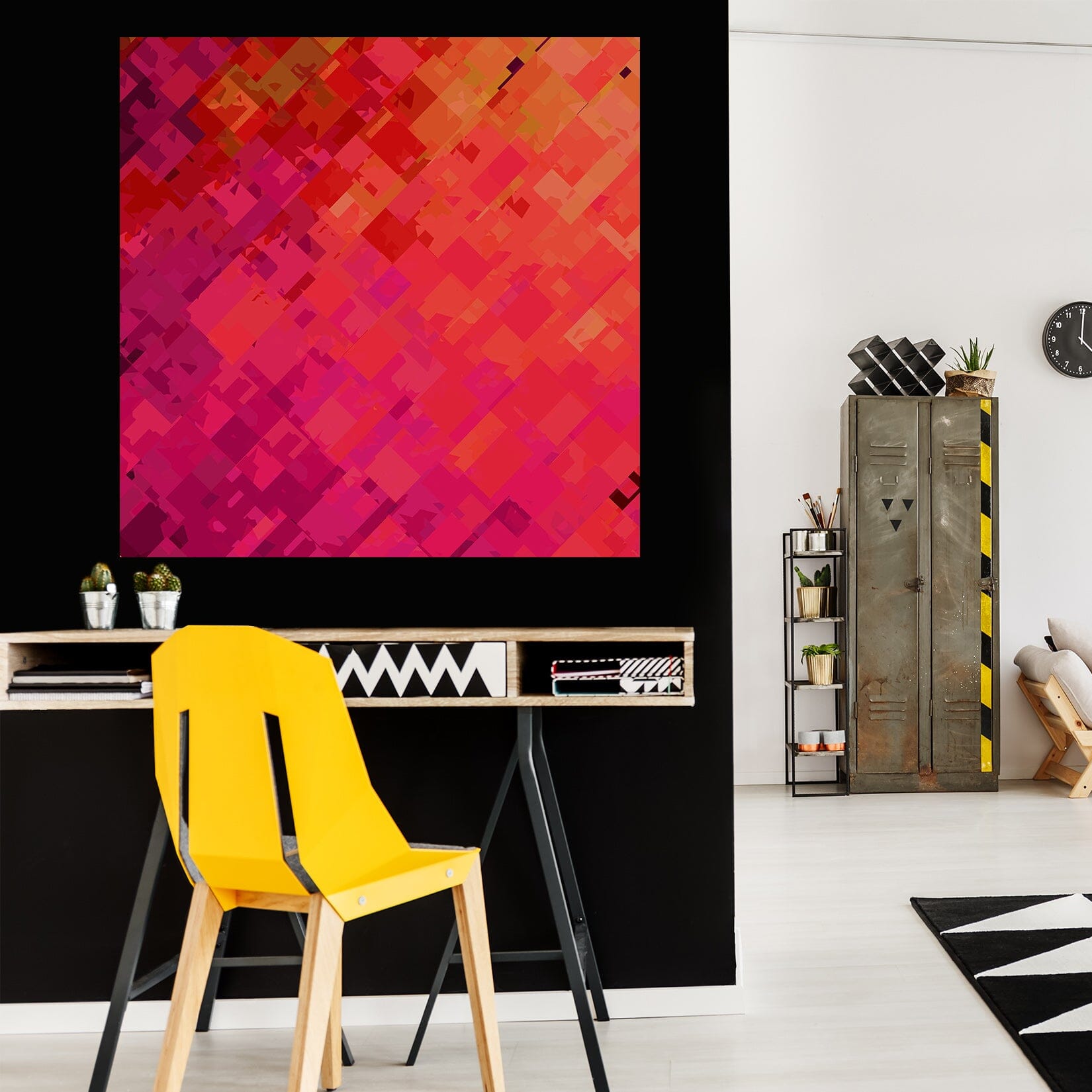 3D Orange Graffiti 006 Shandra Smith Wall Sticker Wallpaper AJ Wallpaper 2