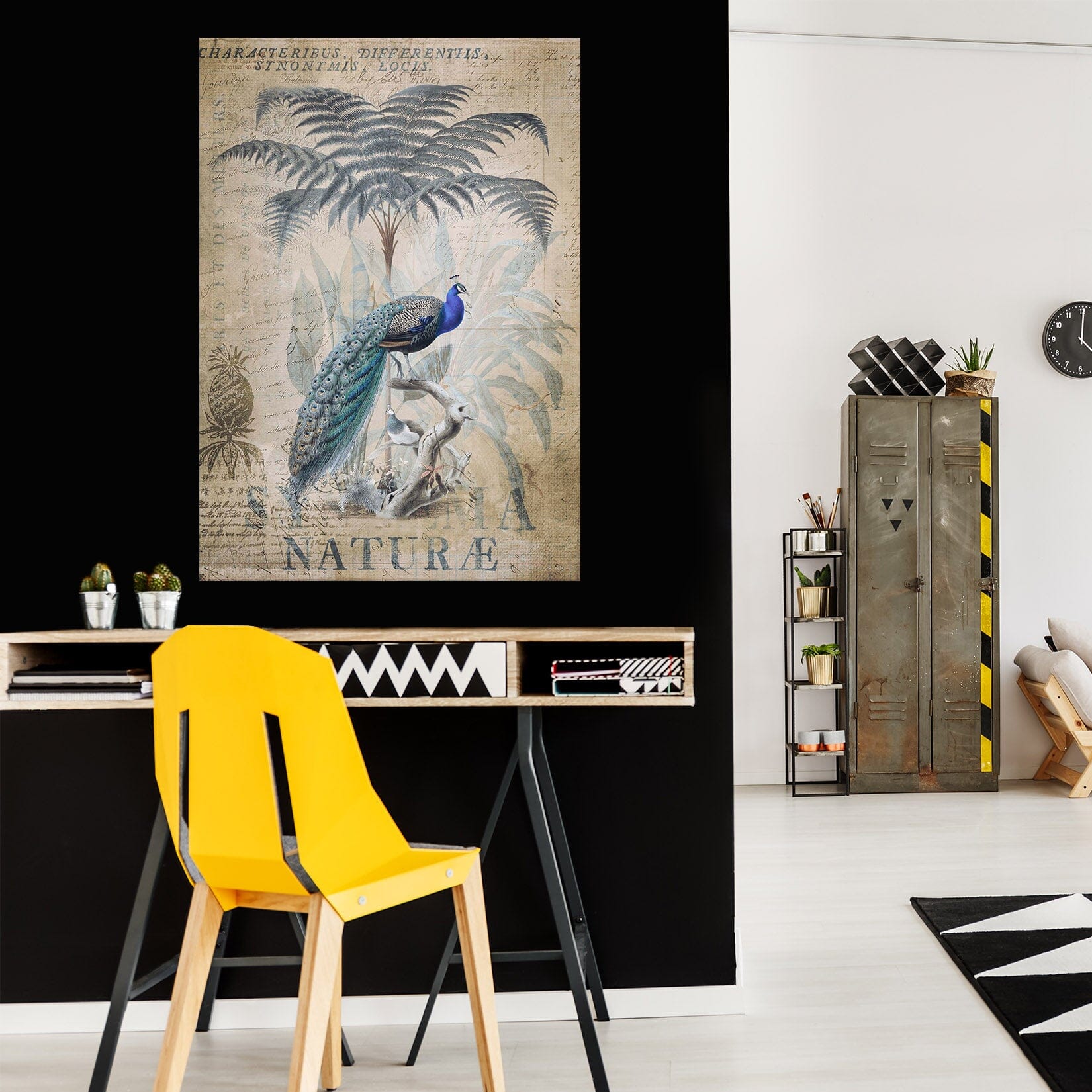 3D Coconut Peacock 1029 Andrea haase Wall Sticker Wallpaper AJ Wallpaper 2