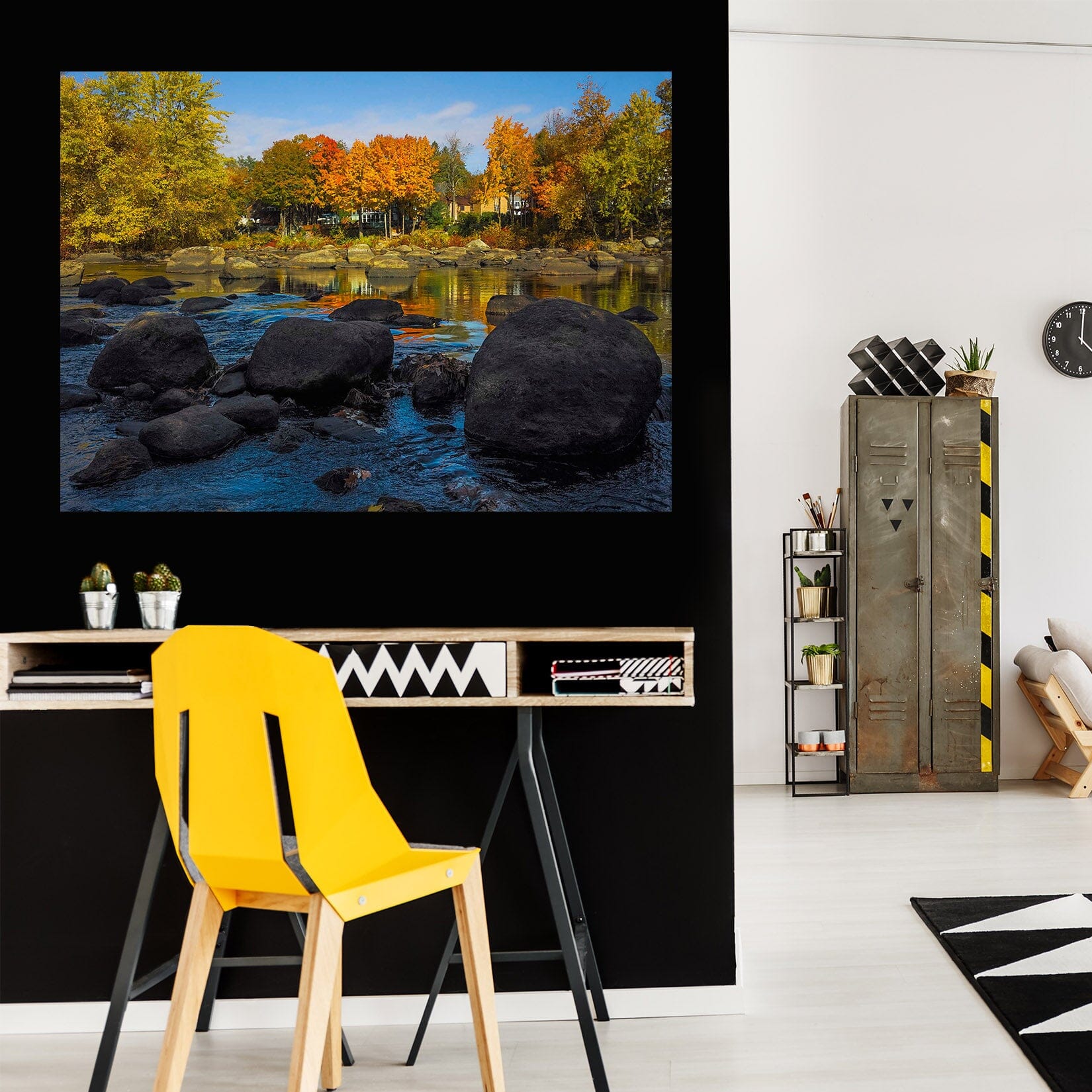 3D Stone River 114 Jerry LoFaro Wall Sticker Wallpaper AJ Wallpaper 2