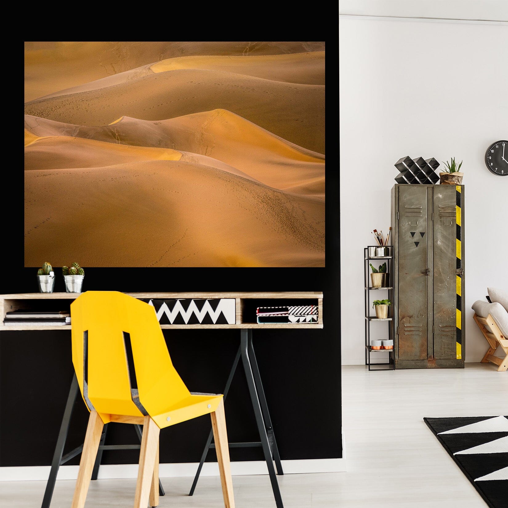 3D Gold Desert 179 Marco Carmassi Wall Sticker Wallpaper AJ Wallpaper 2