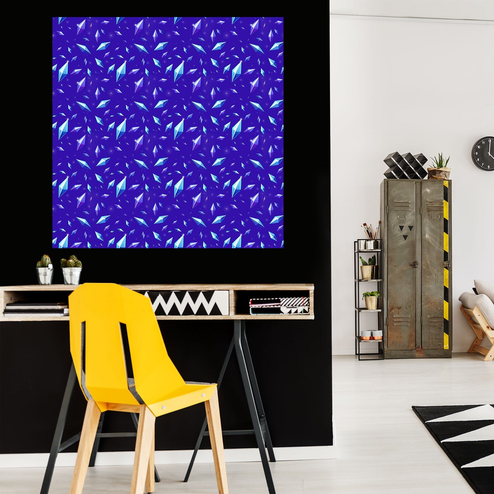 3D Blue Pattern 105 Rose Catherine Khan Wall Sticker Wallpaper AJ Wallpaper 2