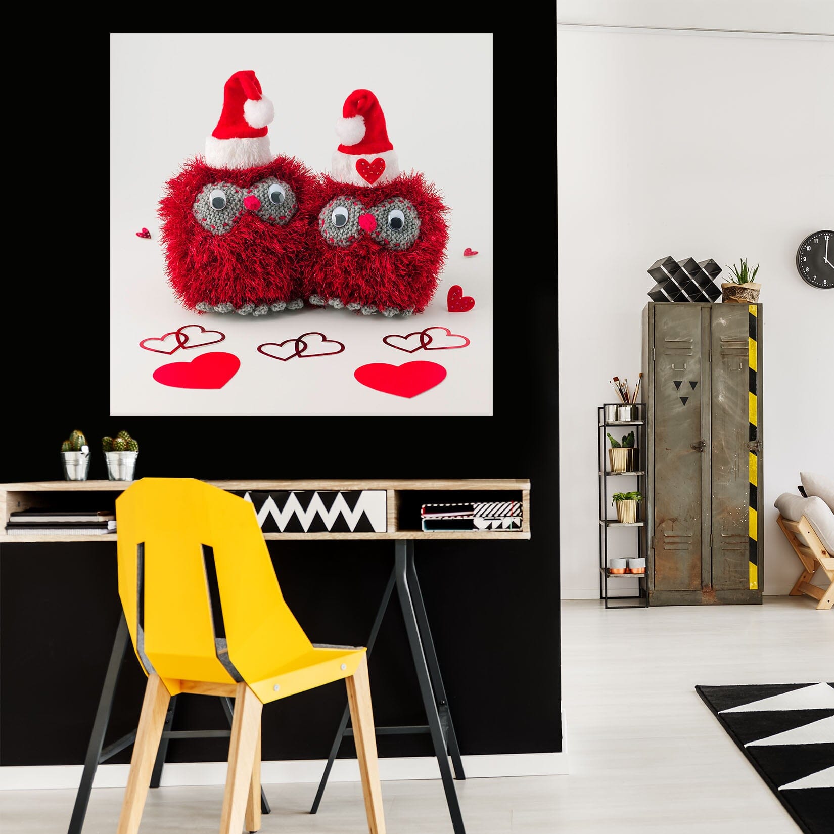 3D Red Wool 037 Assaf Frank Wall Sticker Wallpaper AJ Wallpaper 2