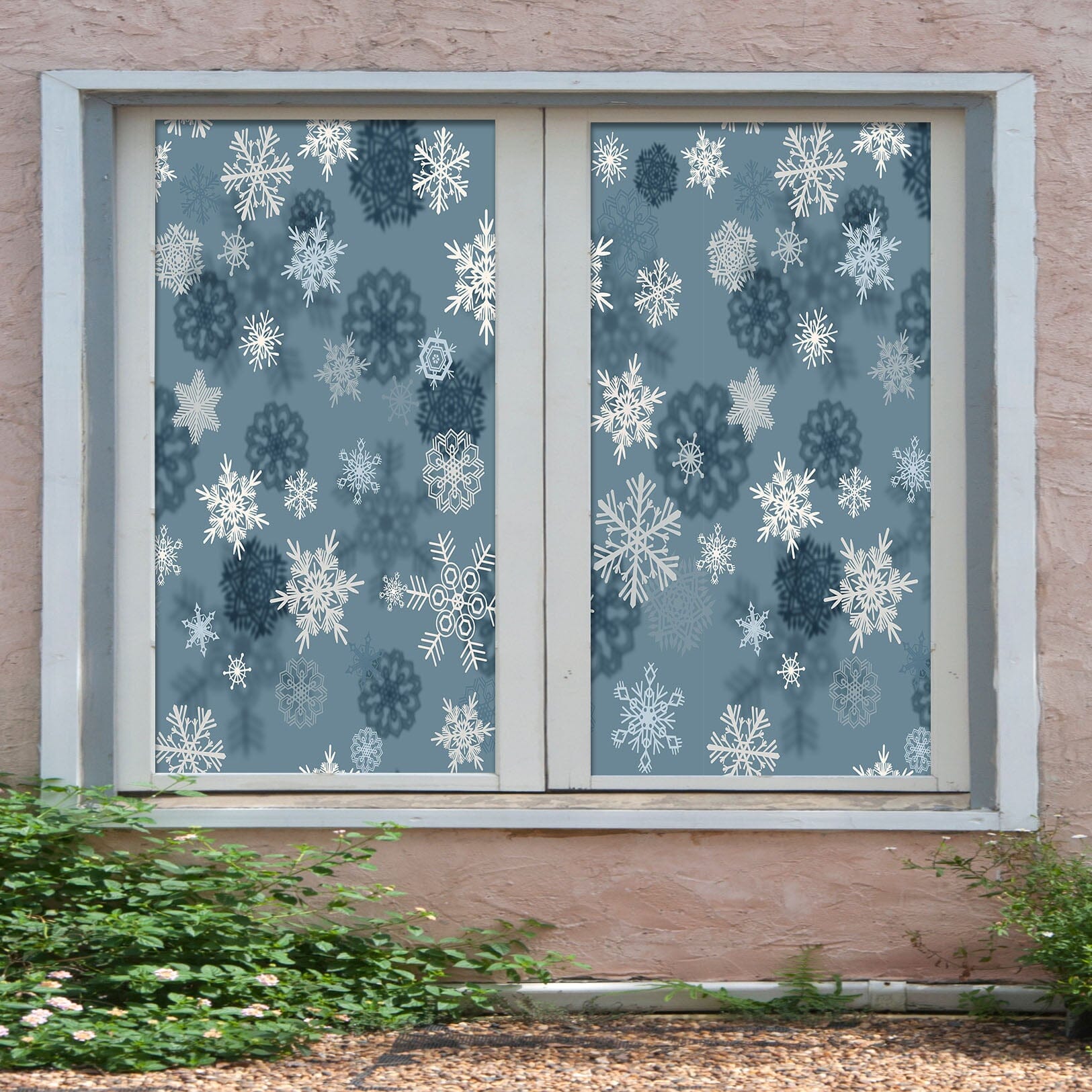 3D Snowflake Pattern 394 Window Film Print Sticker Cling Stained Glass UV Block Wallpaper AJ Wallpaper 2
