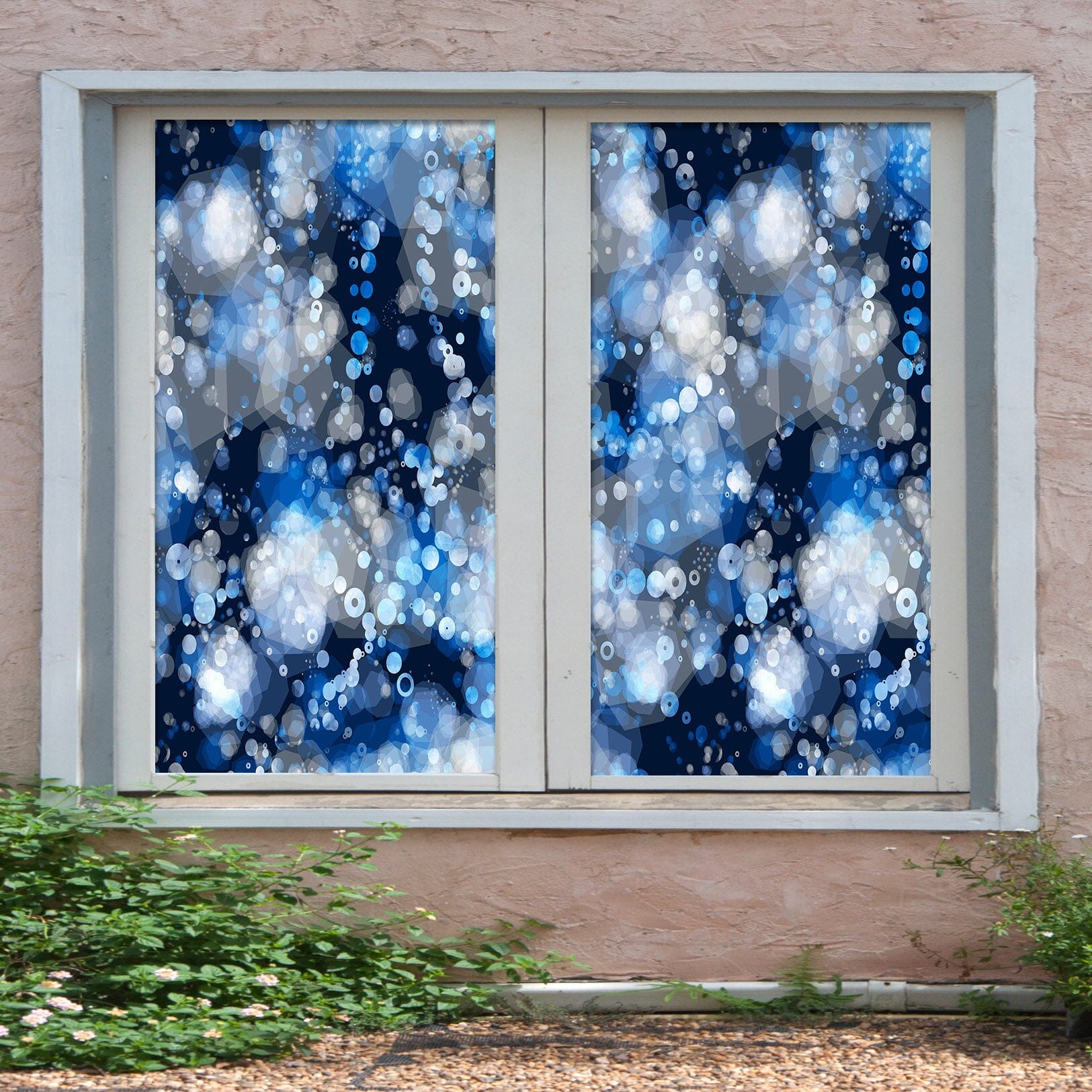 3D Beautiful Neon 454 Window Film Print Sticker Cling Stained Glass UV Block Wallpaper AJ Wallpaper 2