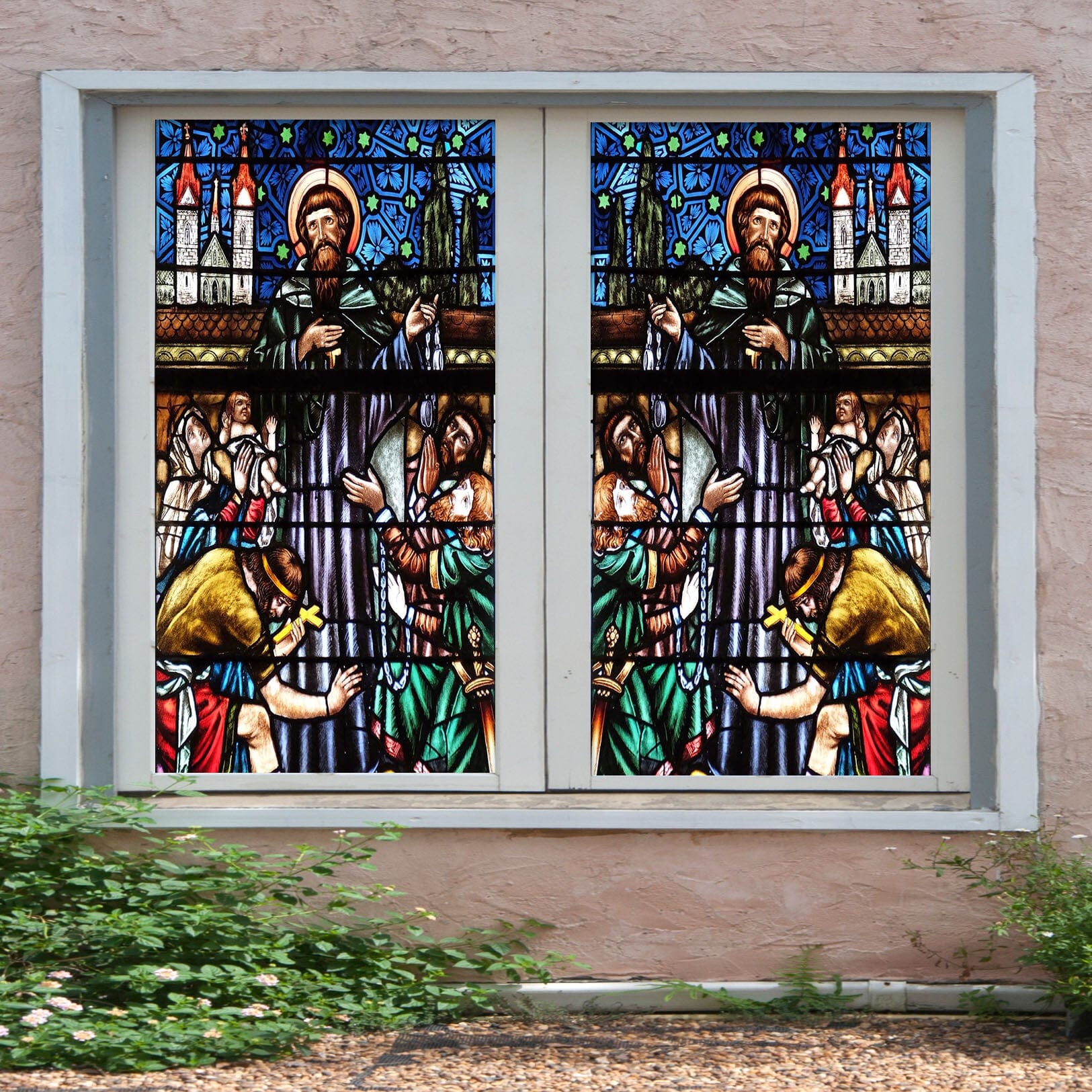 3D Christian Religion 153 Window Film Print Sticker Cling Stained Glass UV Block Wallpaper AJ Wallpaper 2