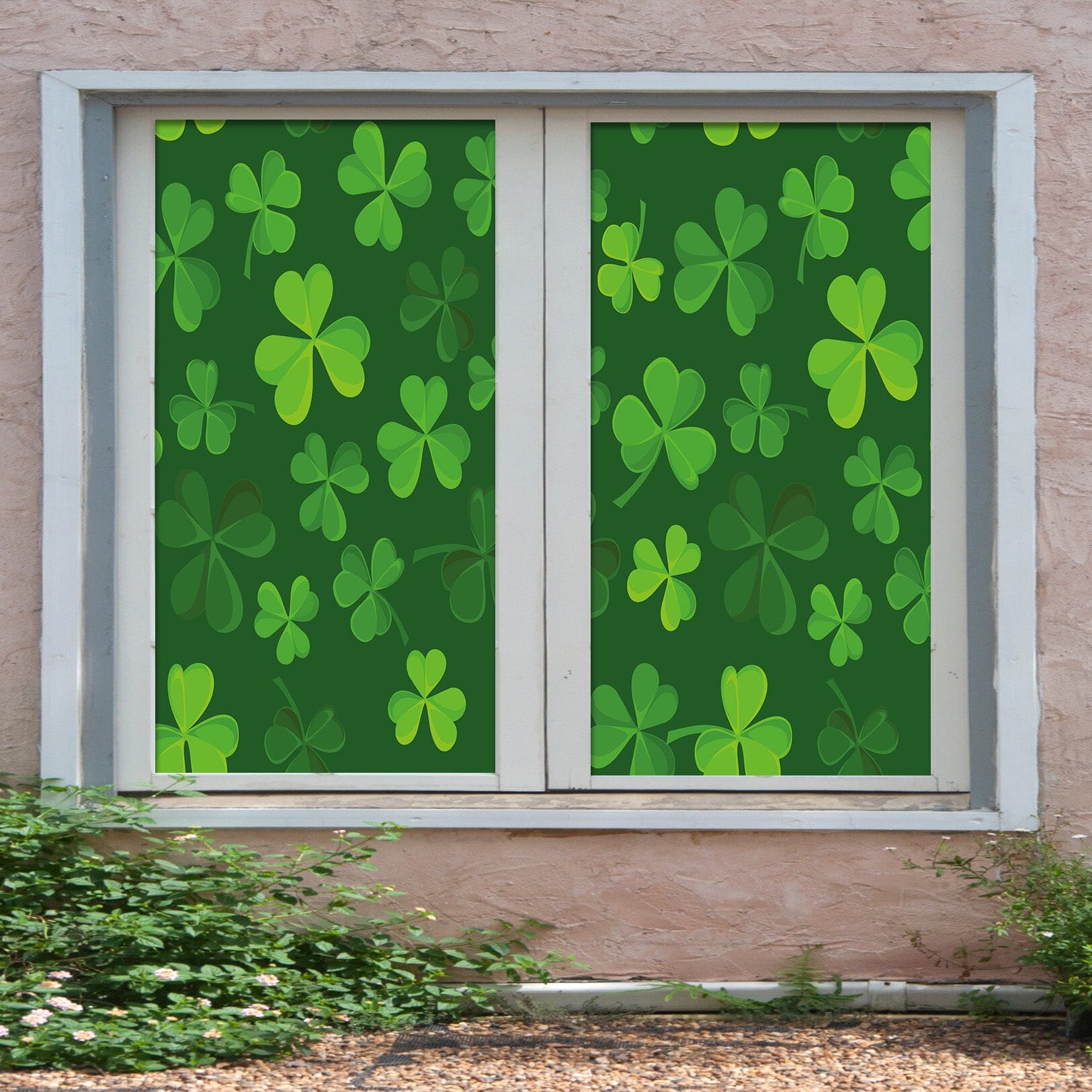 3D Lucky Clover 274 Window Film Print Sticker Cling Stained Glass UV Block Wallpaper AJ Wallpaper 2