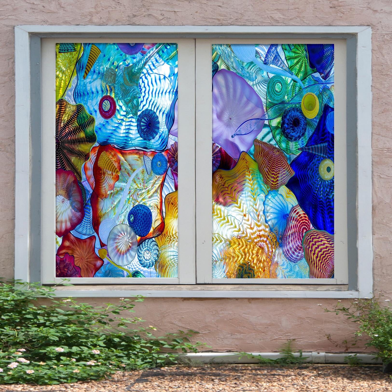 3D Beautiful Seashell 288 Window Film Print Sticker Cling Stained Glass UV Block Wallpaper AJ Wallpaper 2