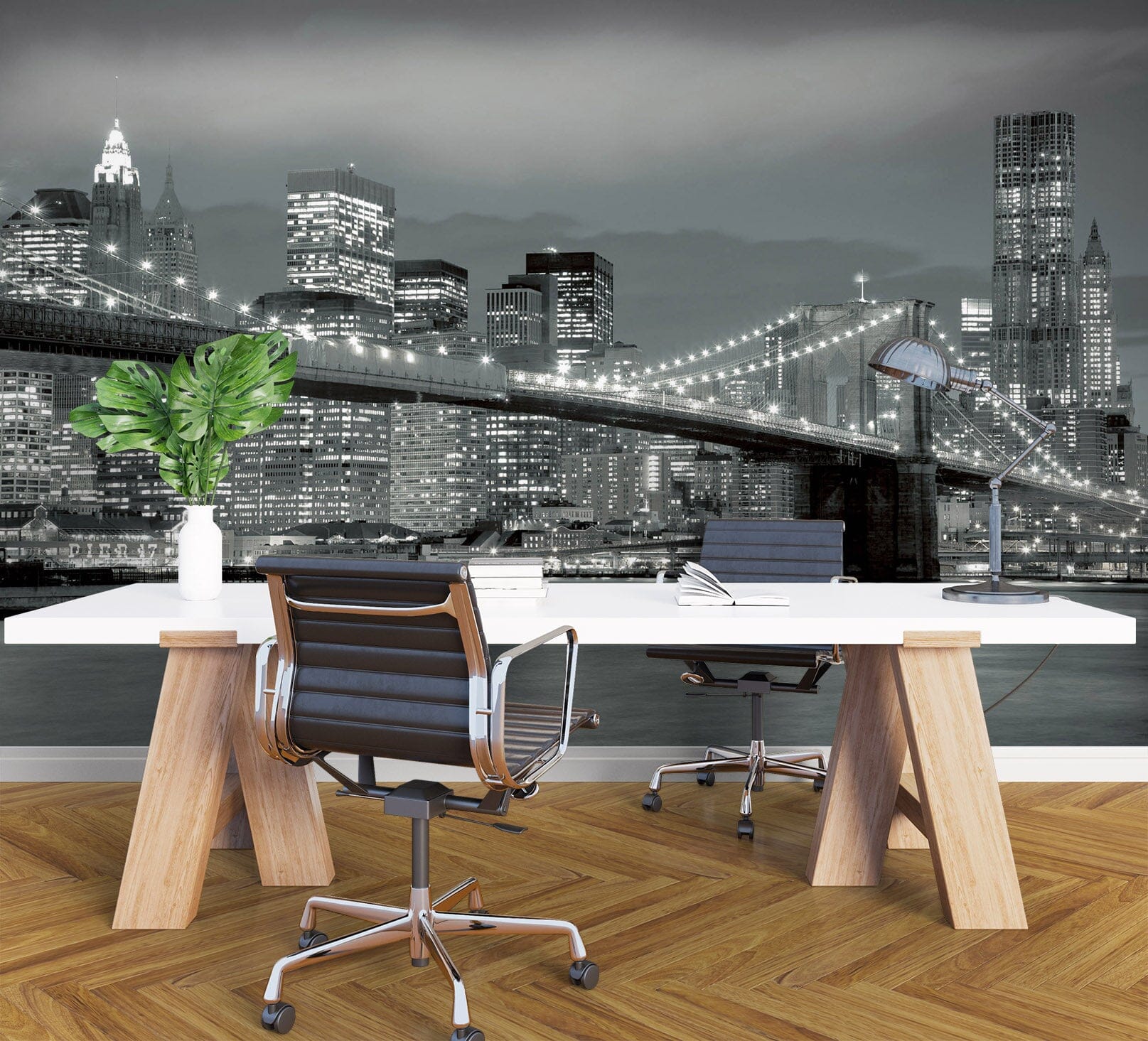 3D City Bridge 1015 Wall Murals Wallpaper AJ Wallpaper 2