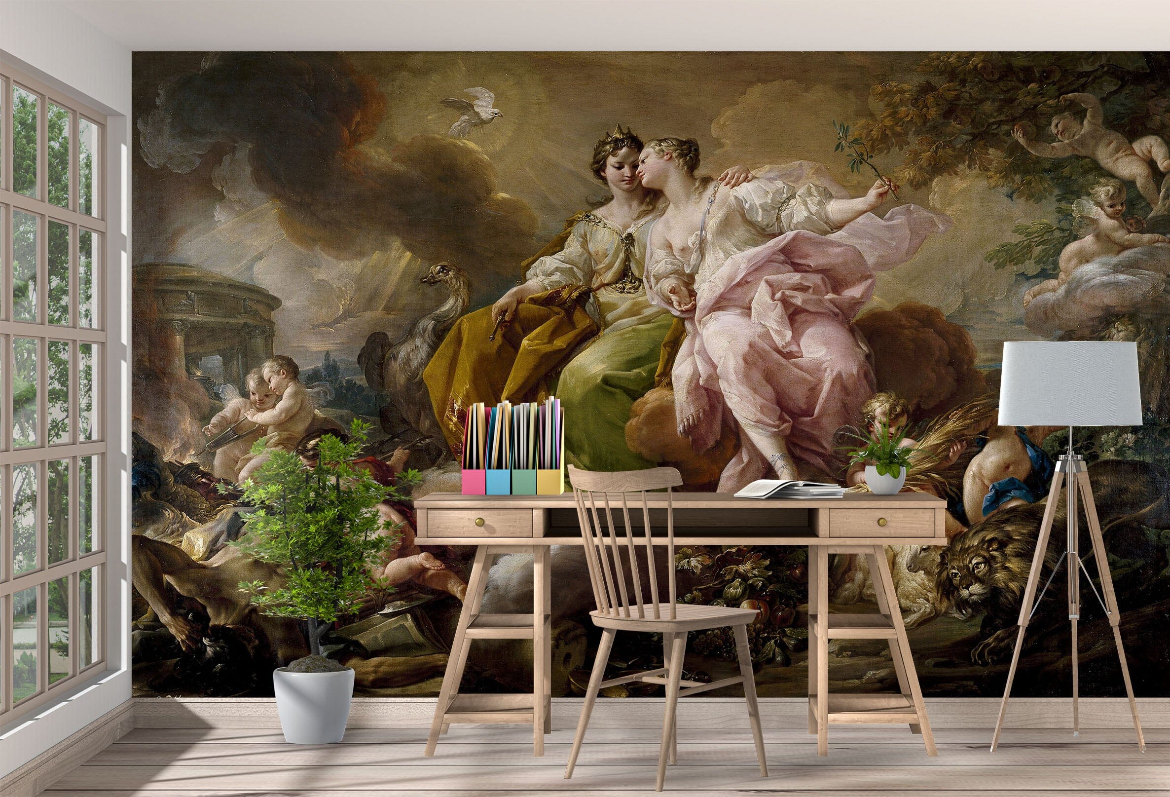 3D Oil Painting Religion 1111 Wall Murals Wallpaper AJ Wallpaper 2