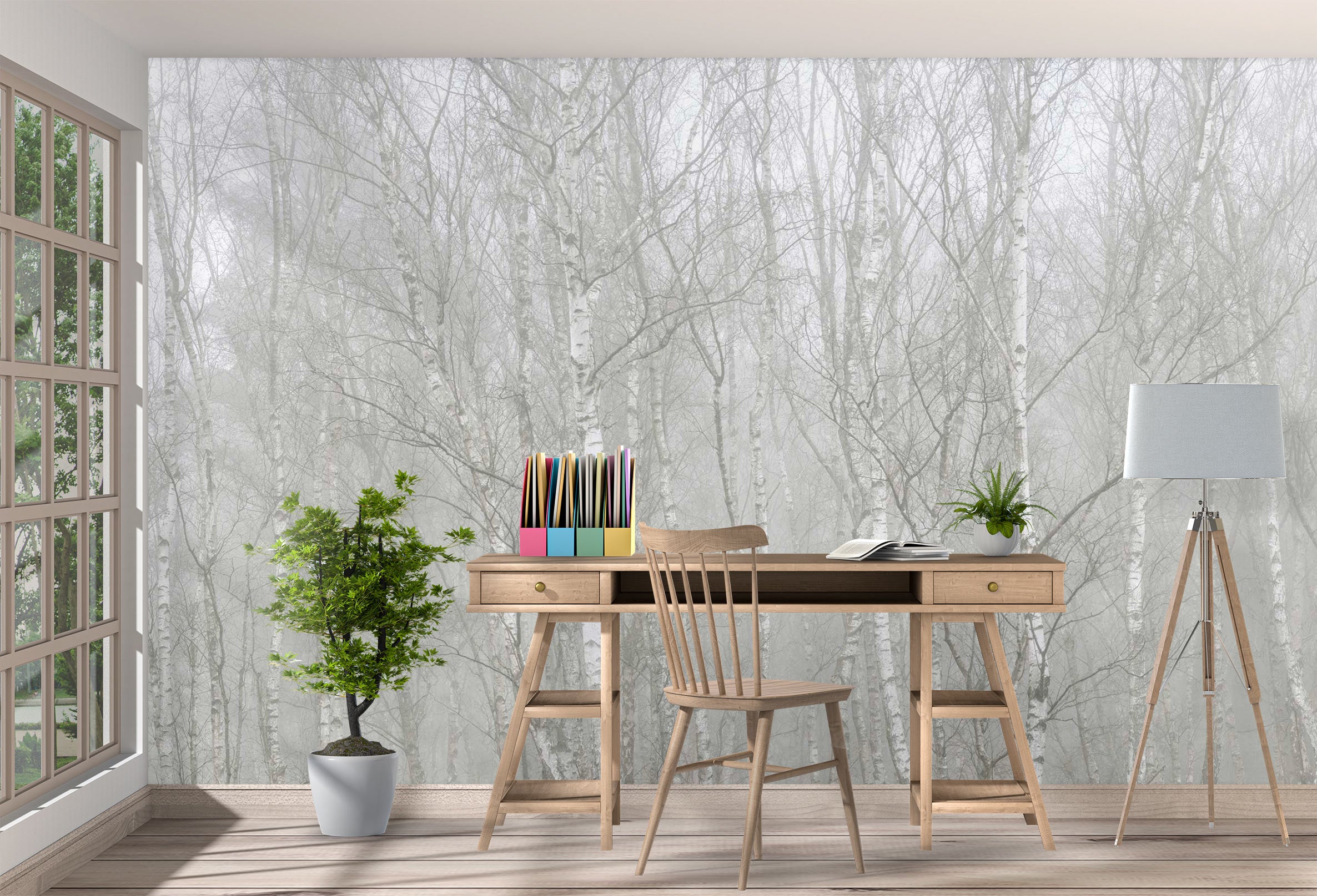 3D Forest Branches 6282 Assaf Frank Wall Mural Wall Murals