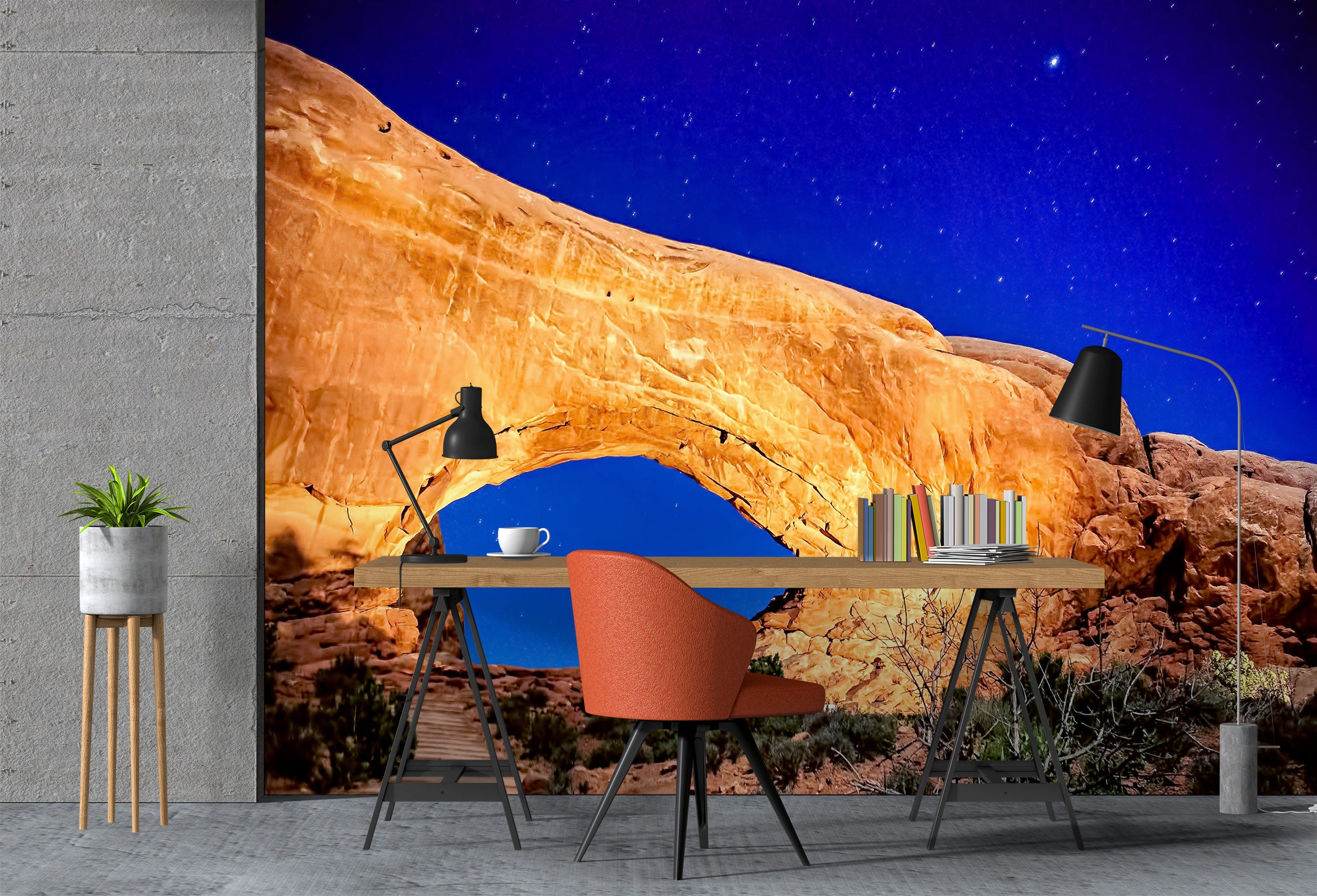 3D Starry Sky Stone 5255 Beth Sheridan Wall Mural Wall Murals