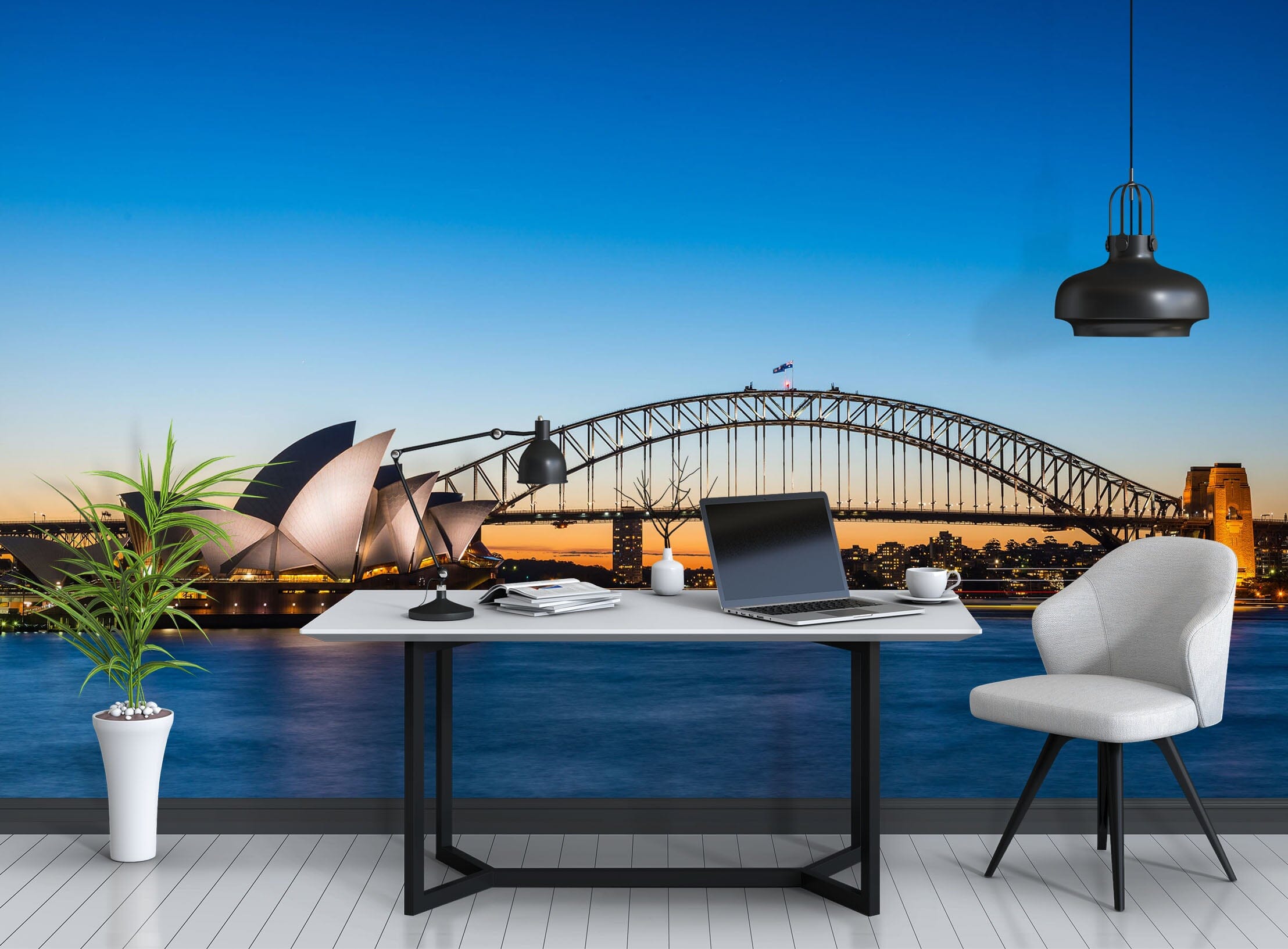 3D Sydney Bridge 1085 Wall Murals Wallpaper AJ Wallpaper 2