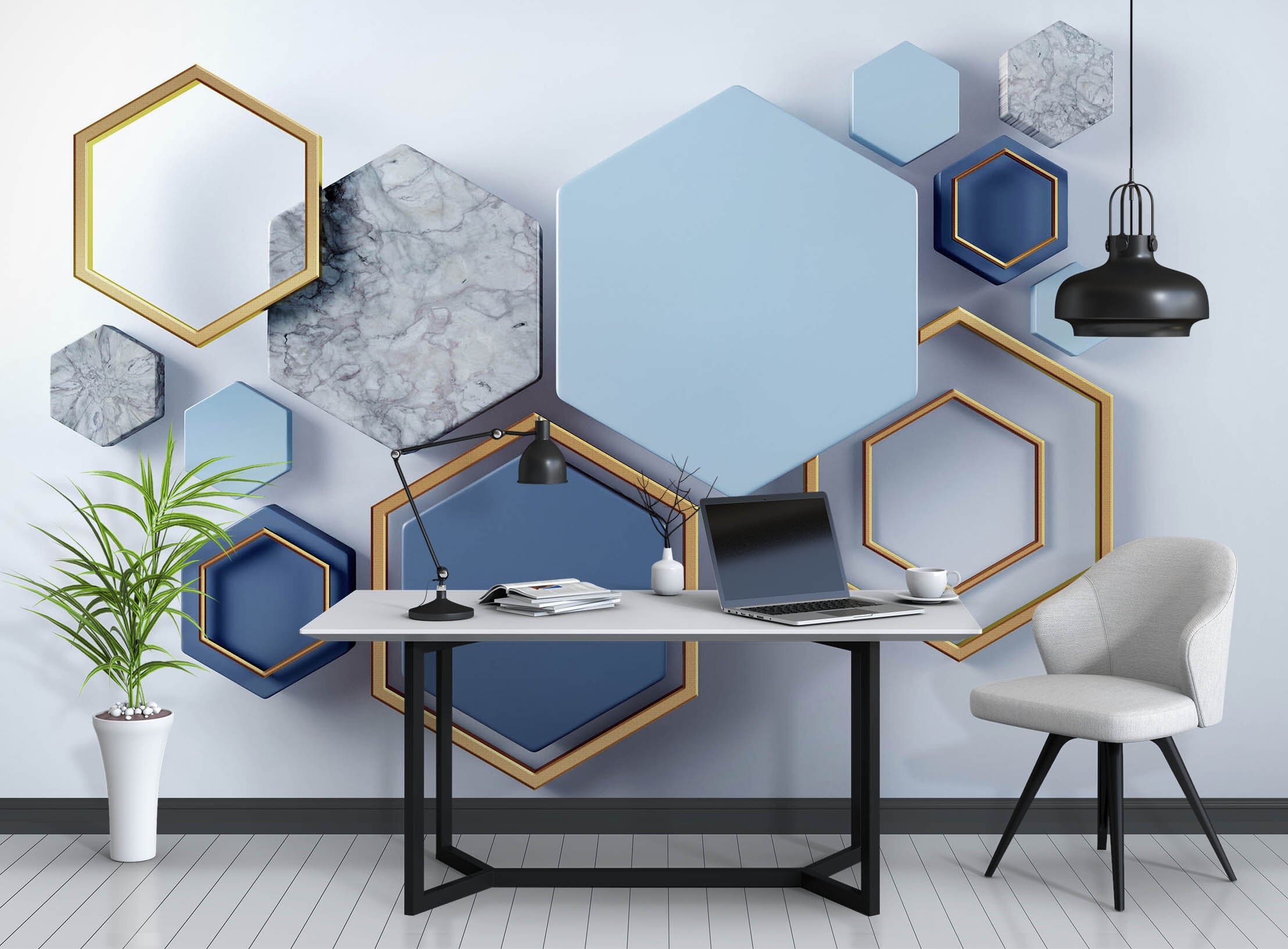 3D Blue Marble 1048 Wall Murals Wallpaper AJ Wallpaper 2