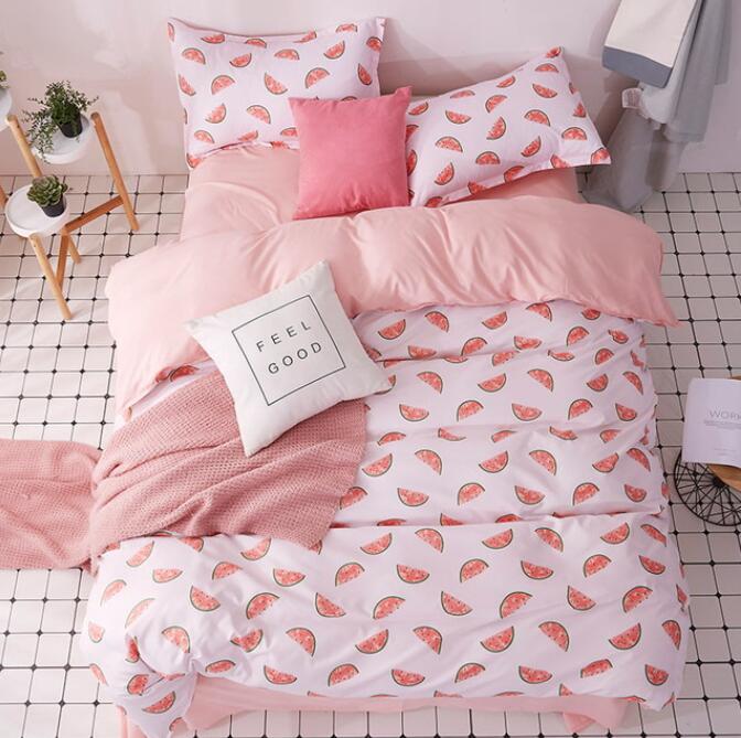 3D Watermelon Petals 8173 Bed Pillowcases Quilt