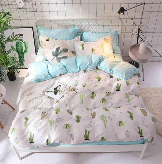 3D Cactus 8082 Bed Pillowcases Quilt