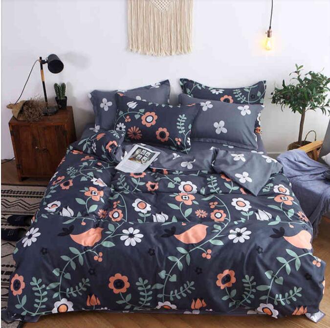 3D Flowers And Birds 8112 Bed Pillowcases Quilt