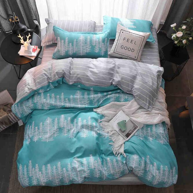 3D Turquoise 8074 Bed Pillowcases Quilt